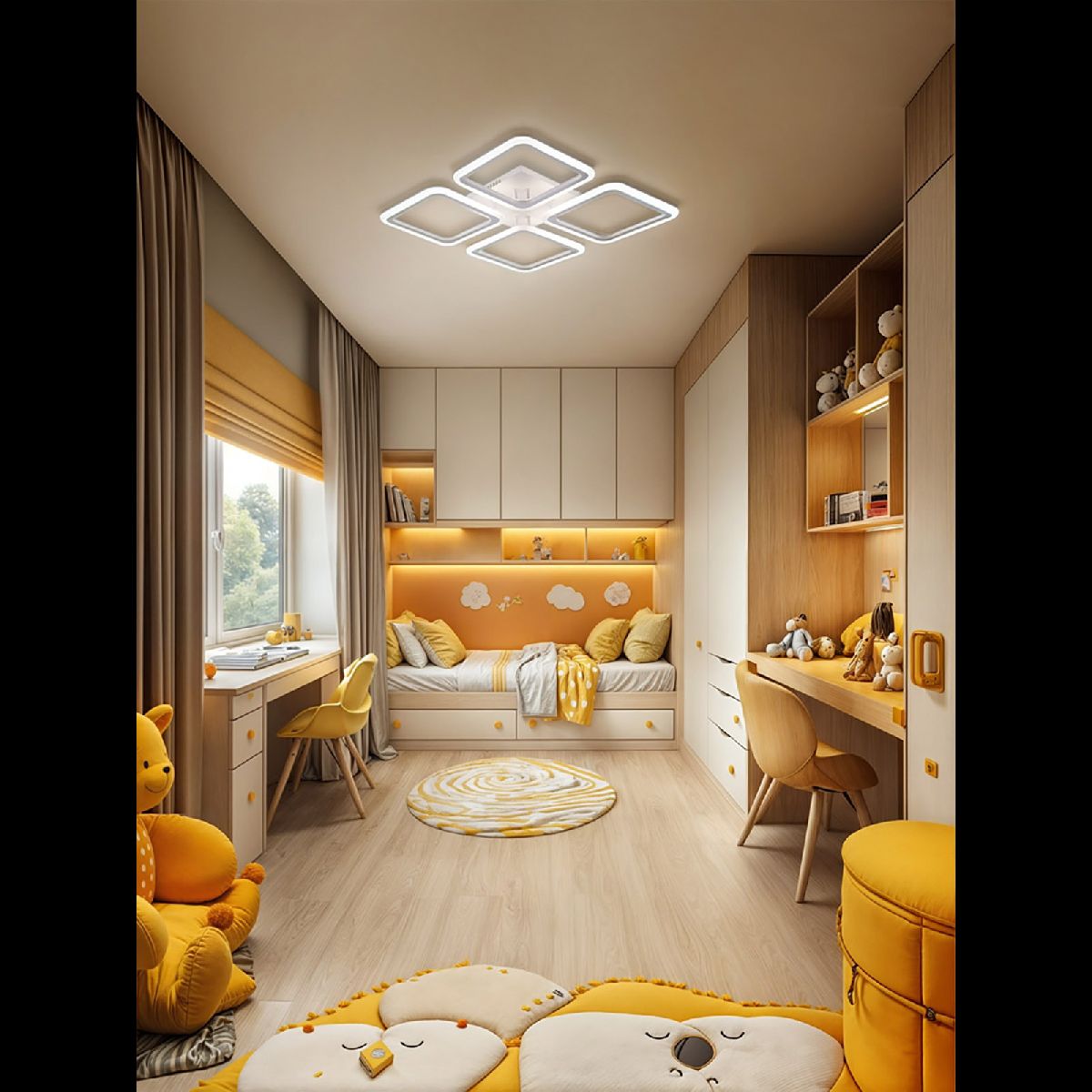 потолочная люстра natali kovaltseva spektr led lamps 81108/3c