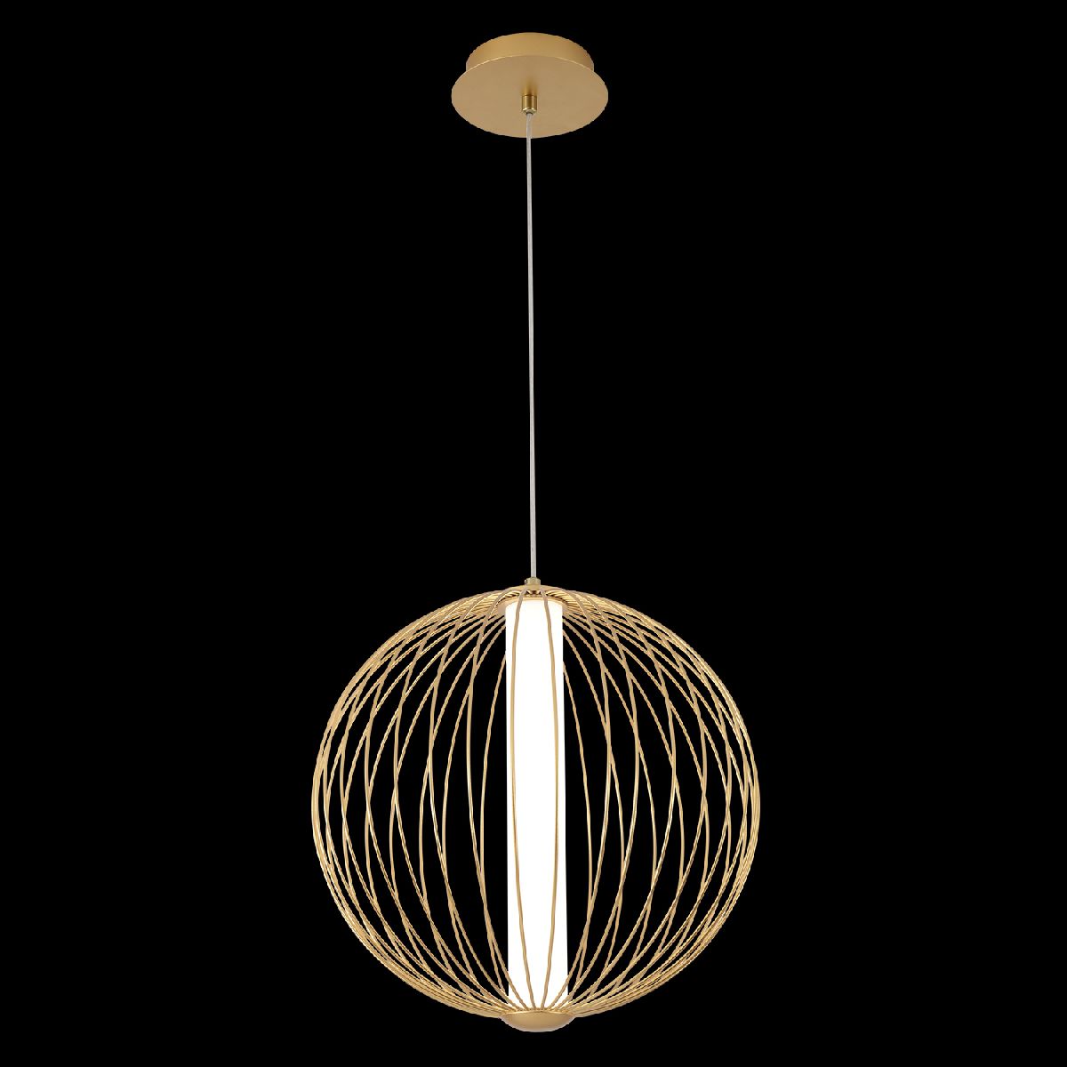подвесной светильник crystal lux sync sp18w led gold