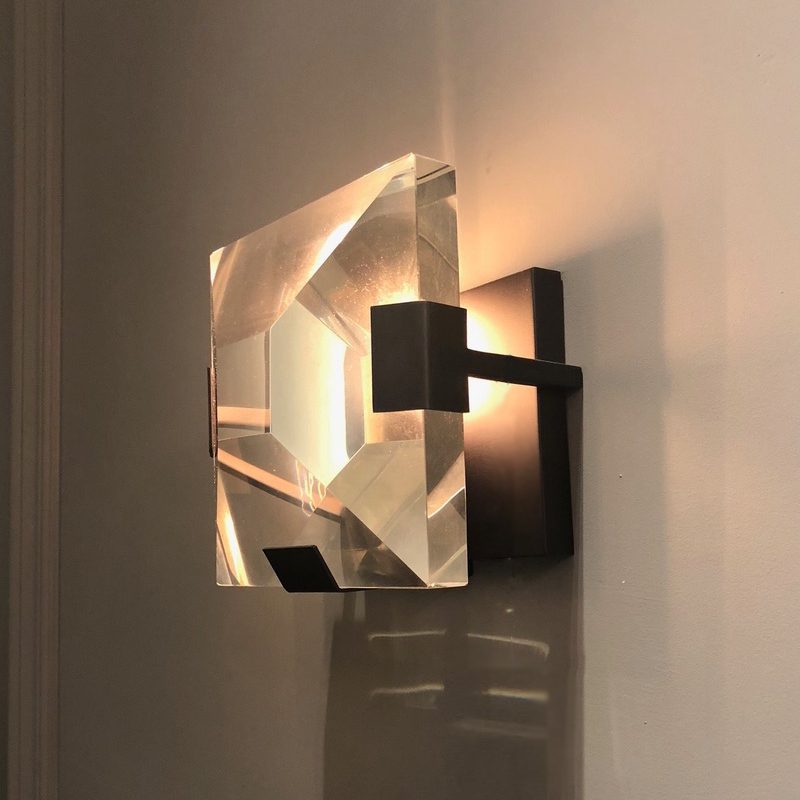 настенный светильник delight collection harlow crystal mb16055007-1a