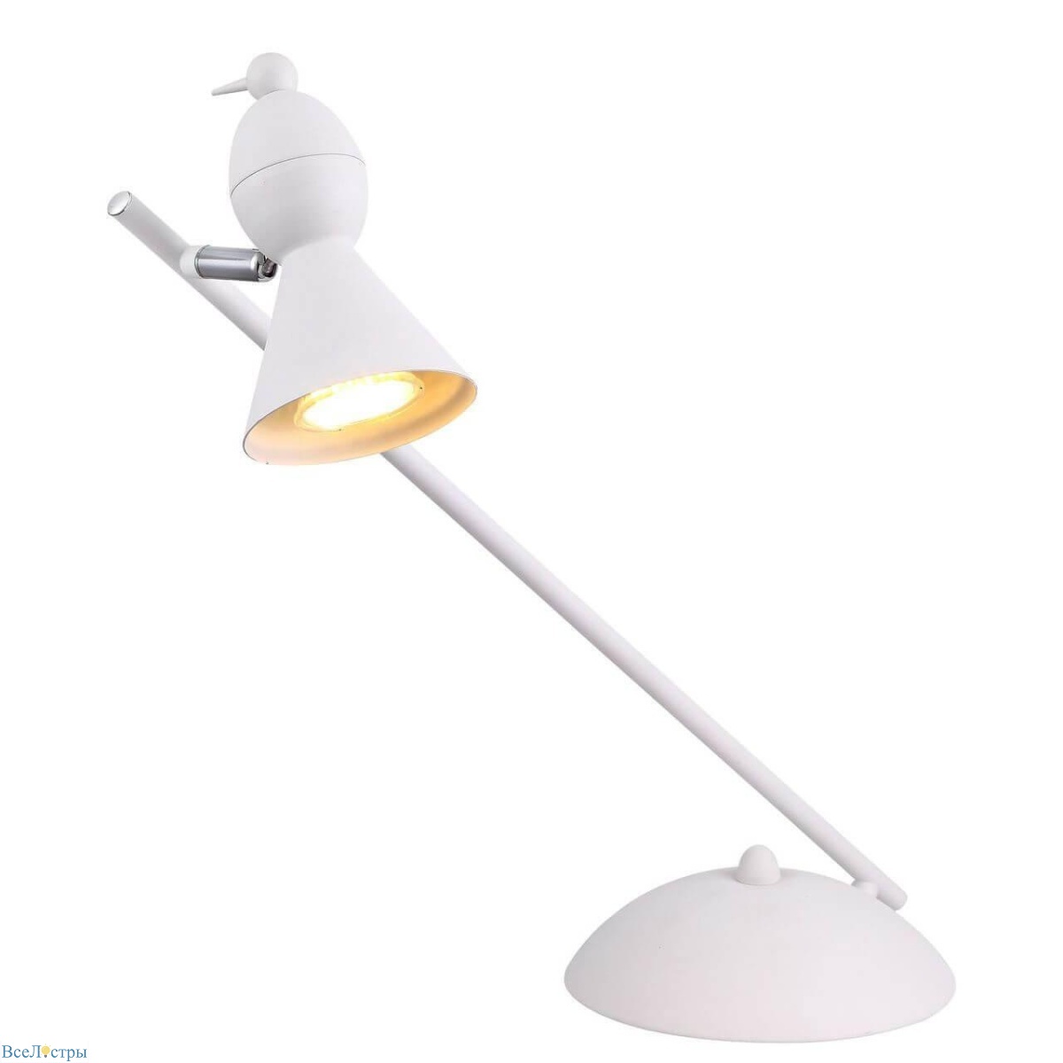 настольная лампа arte lamp picchio a9229lt-1wh