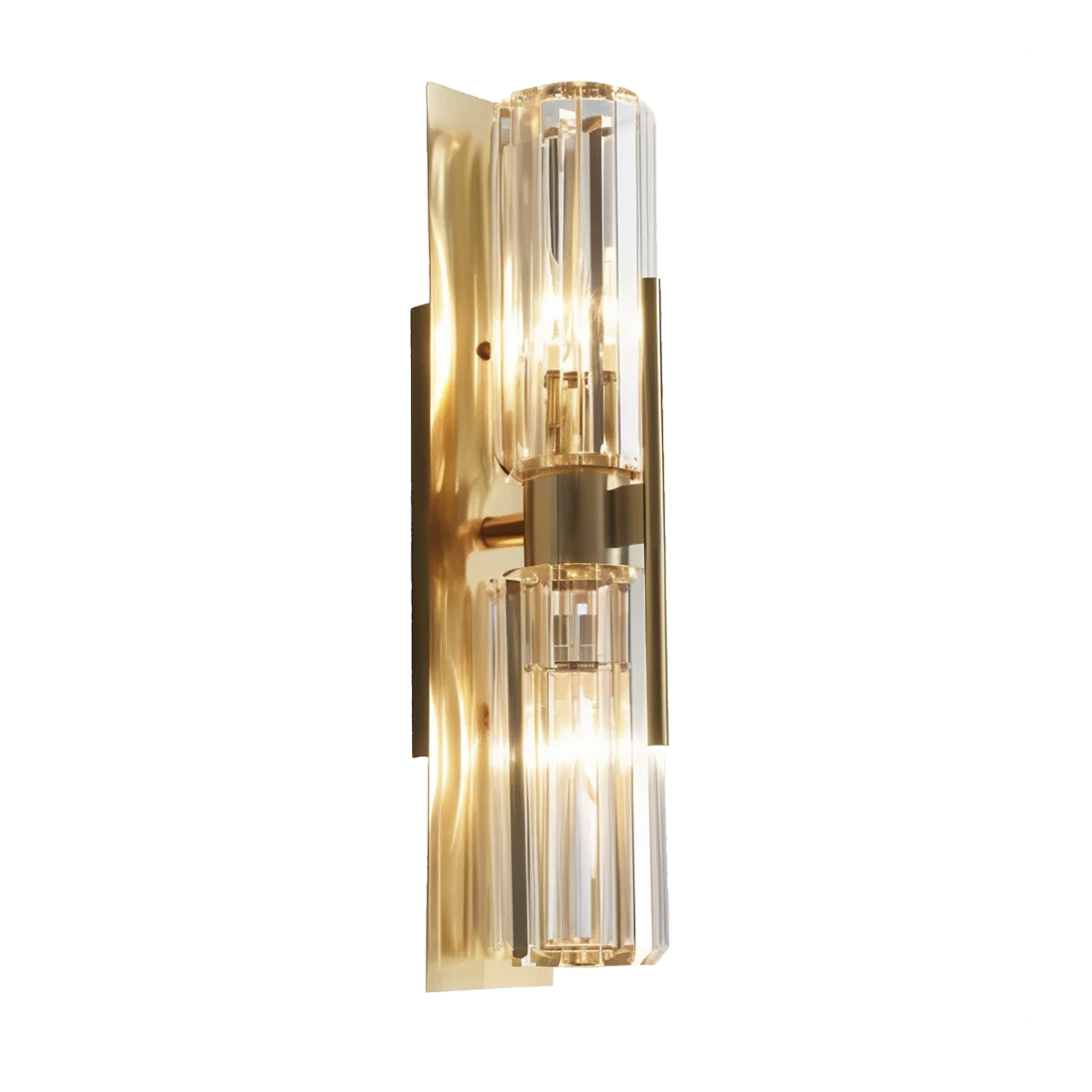 настенный светильник delight collection 88183w/d500 gold/clear