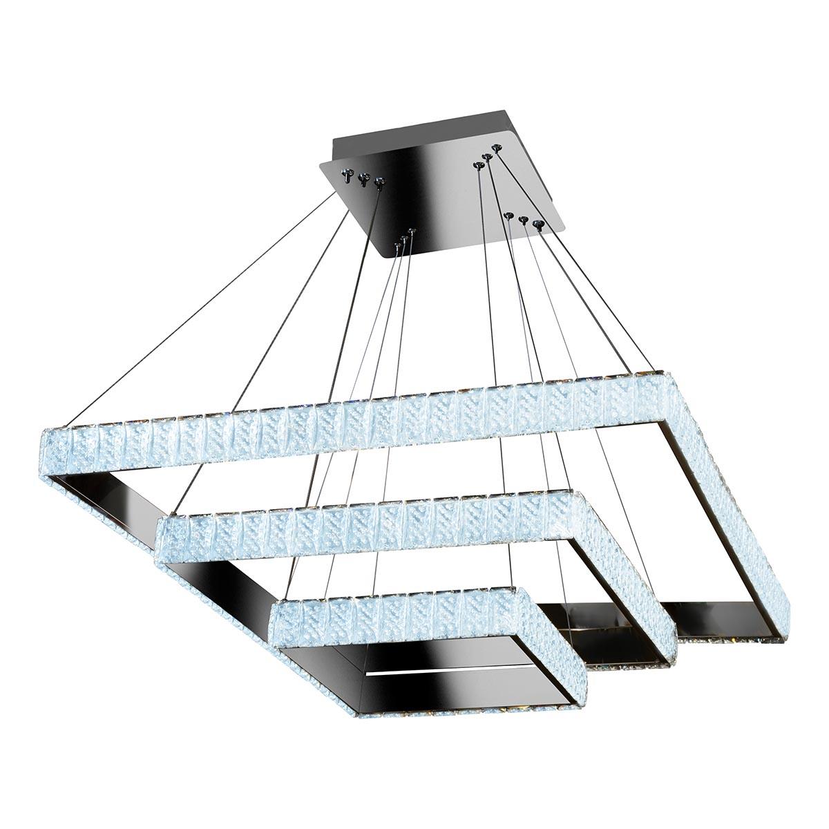 подвесной светодиодный светильник iledex crystal ice md7212-105b cr