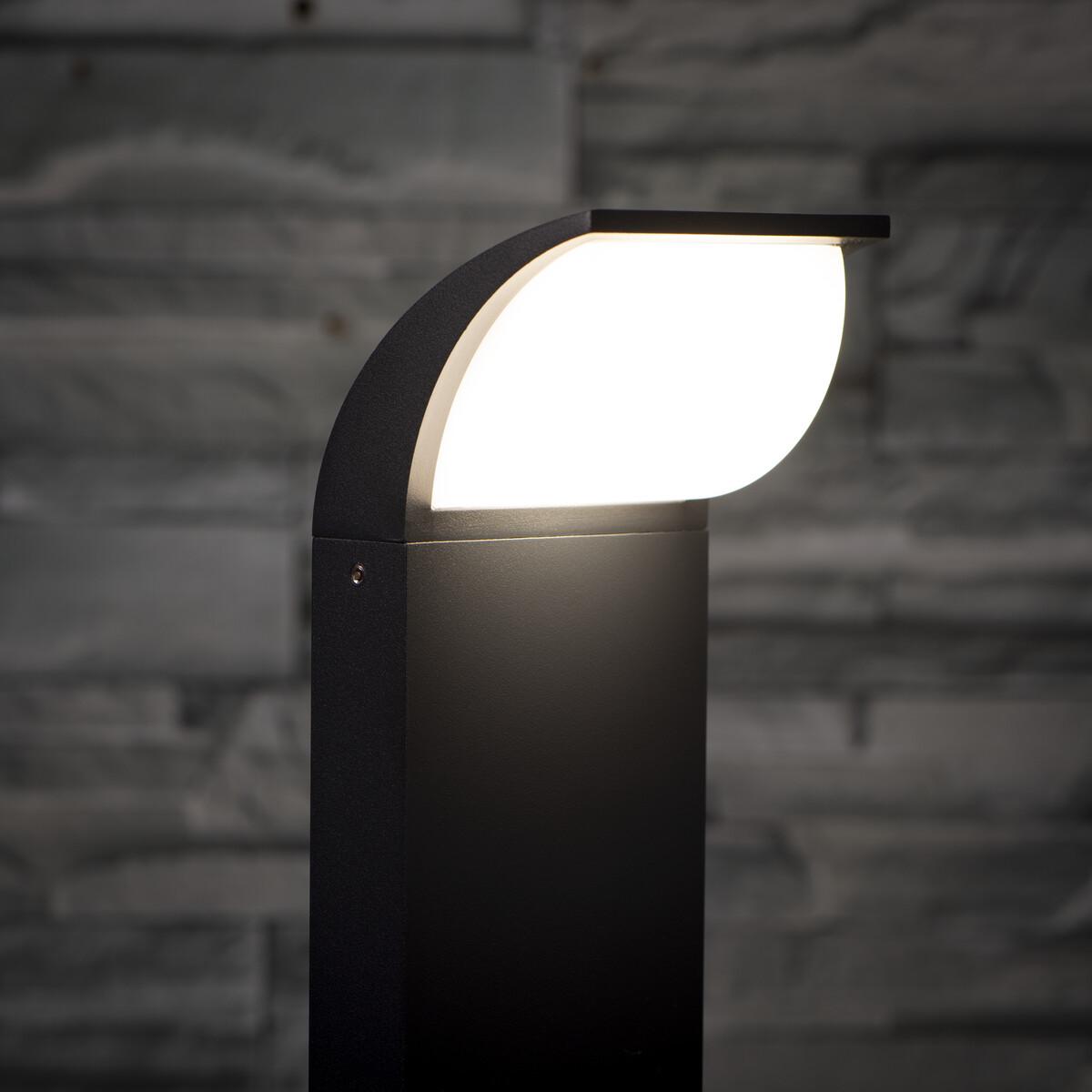 садовый настенный светильник kanlux abete led el 20 gr 36572