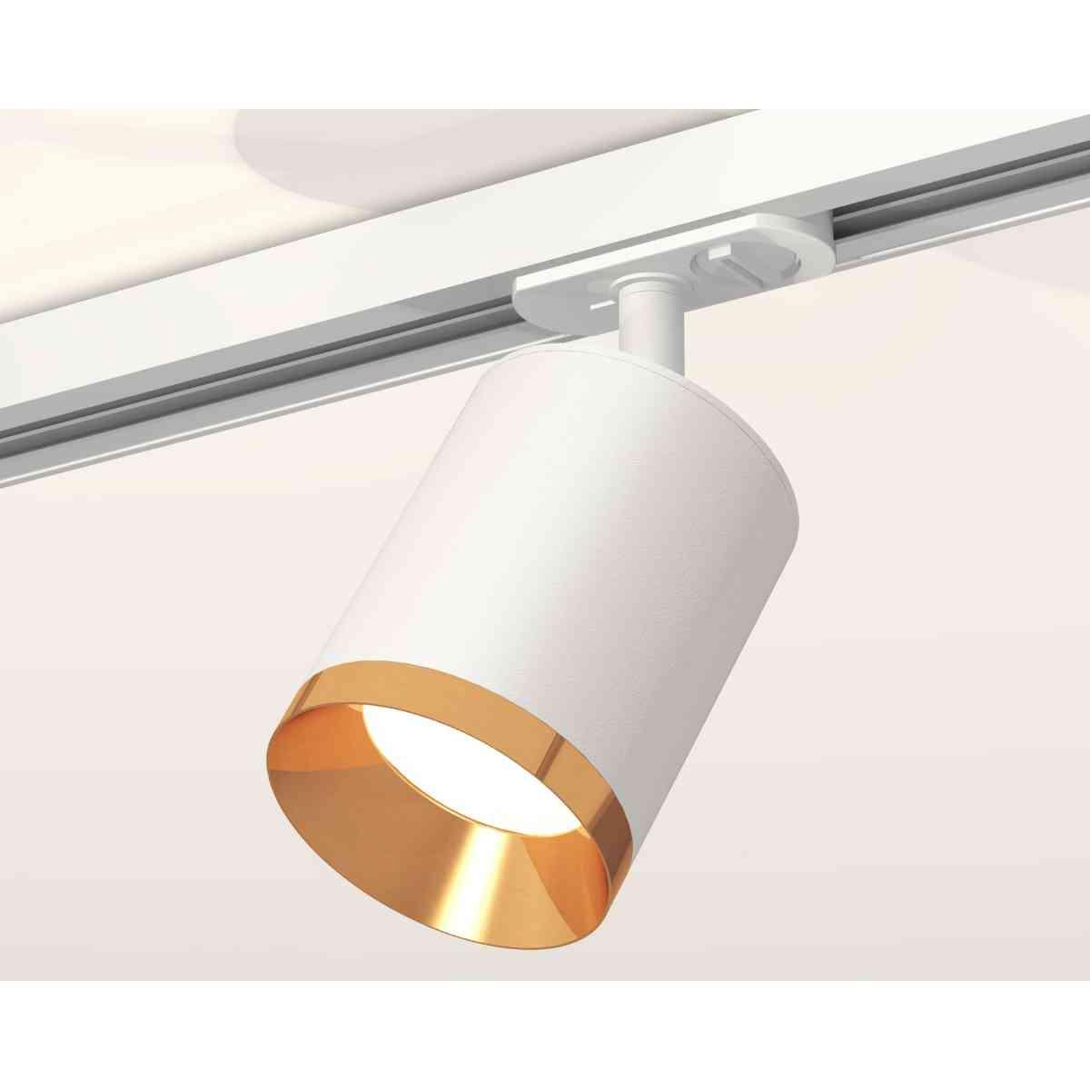 комплект трекового светильника ambrella light track system xt7421004 swh/pyg белый песок/золото желтое полированное (a2536, c7421, n7034)
