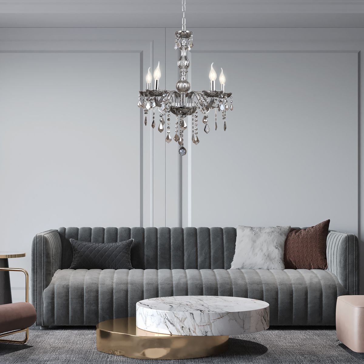 подвесная люстра escada chambord 641/5pl