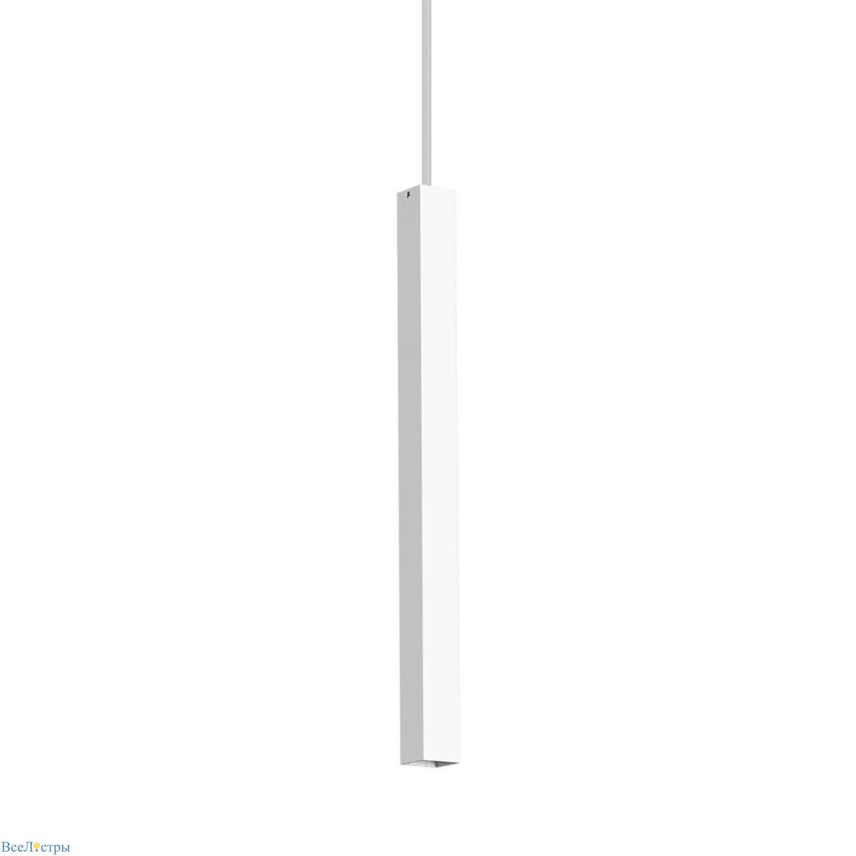 подвесной светодиодный светильник ideal lux ultrathin d040 square bianco 194189