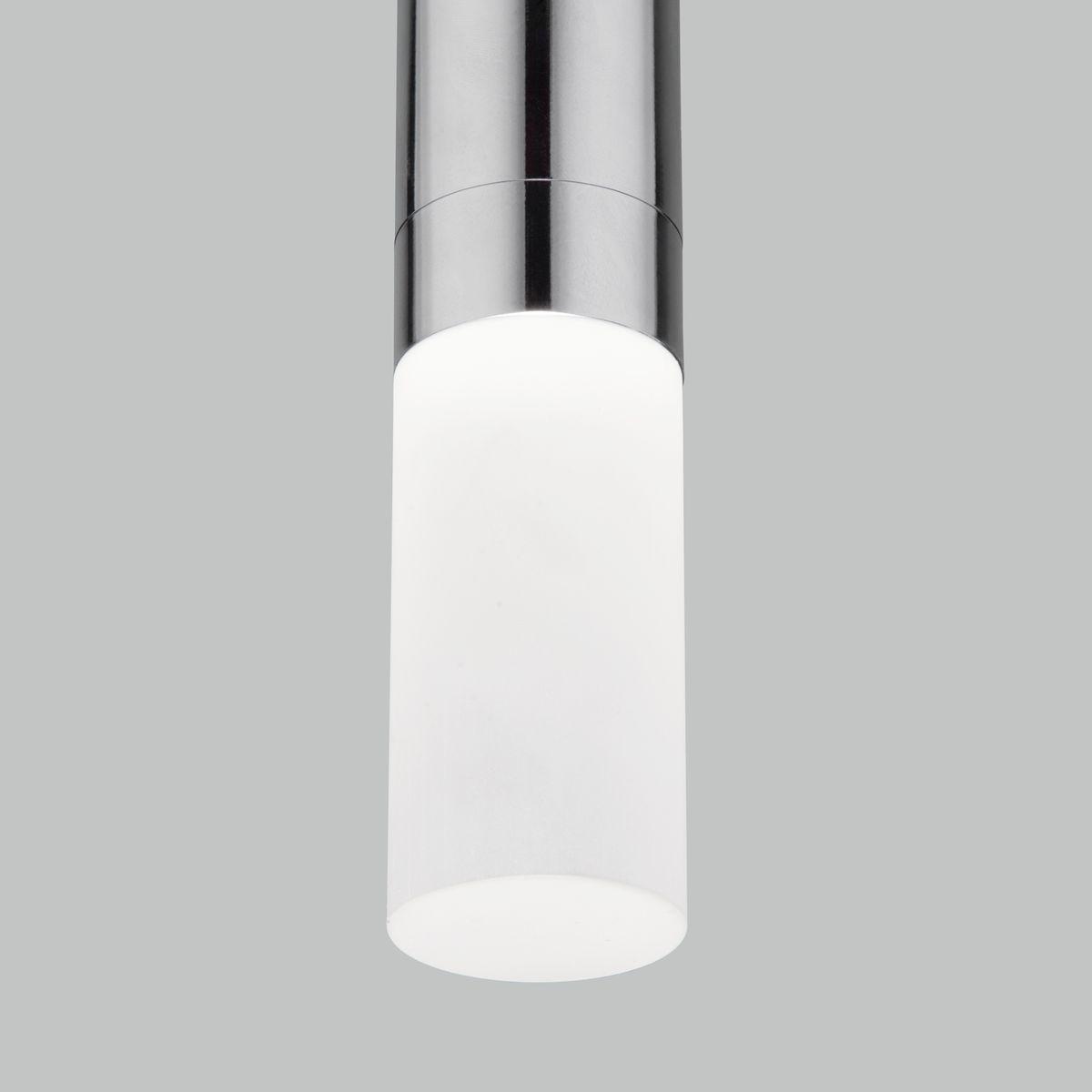 подвесной светодиодный светильник eurosvet axel 50210/1 led хром