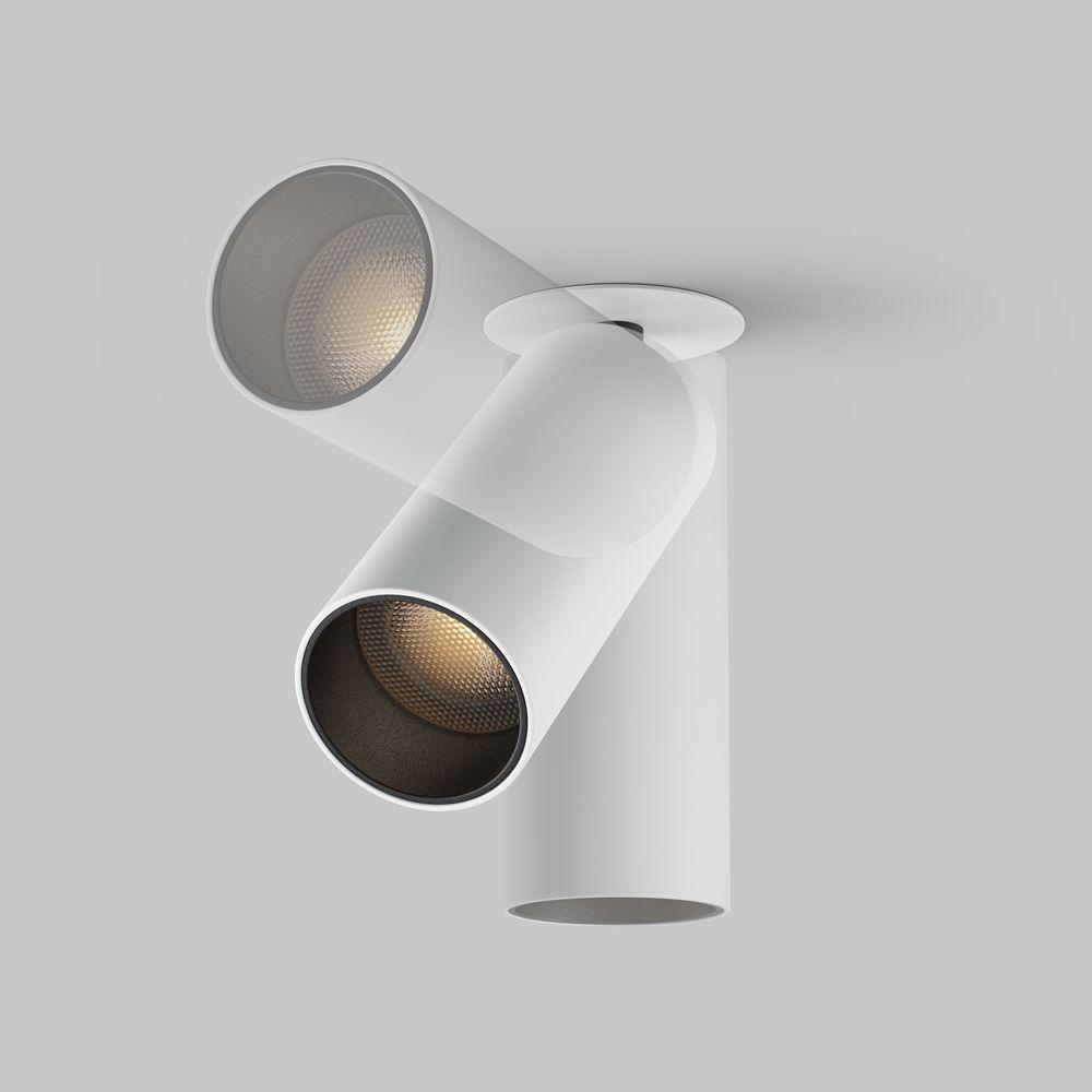 встраиваемый светодиодный спот maytoni technical focus led c053cl-l12w3k-w-w
