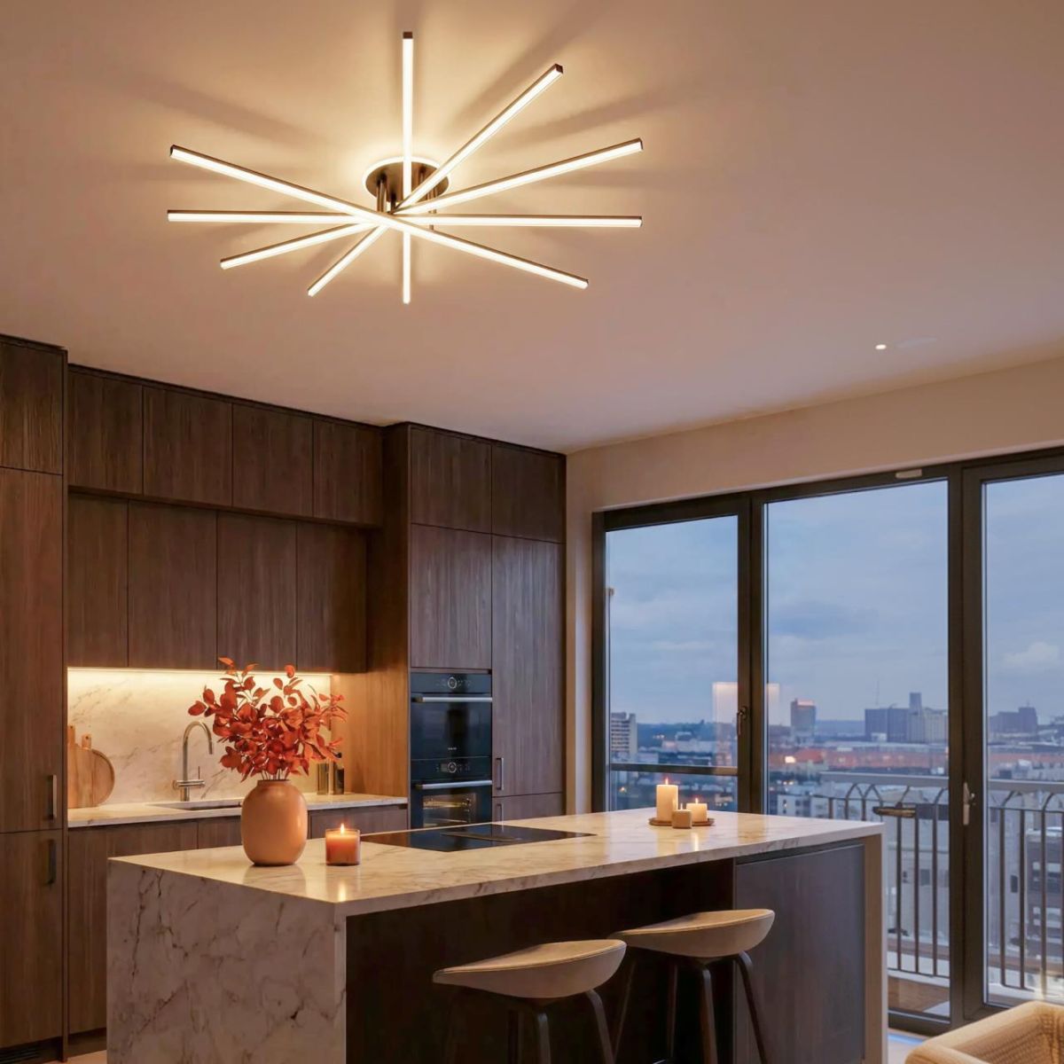 потолочная люстра citilux trent cl203651