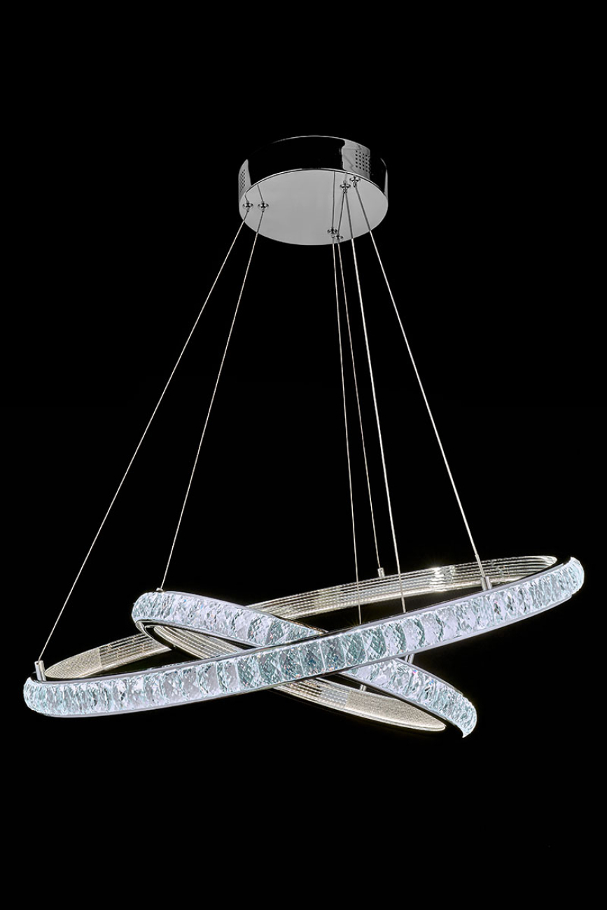 подвесная люстра colisee le7718/800-2k chrome