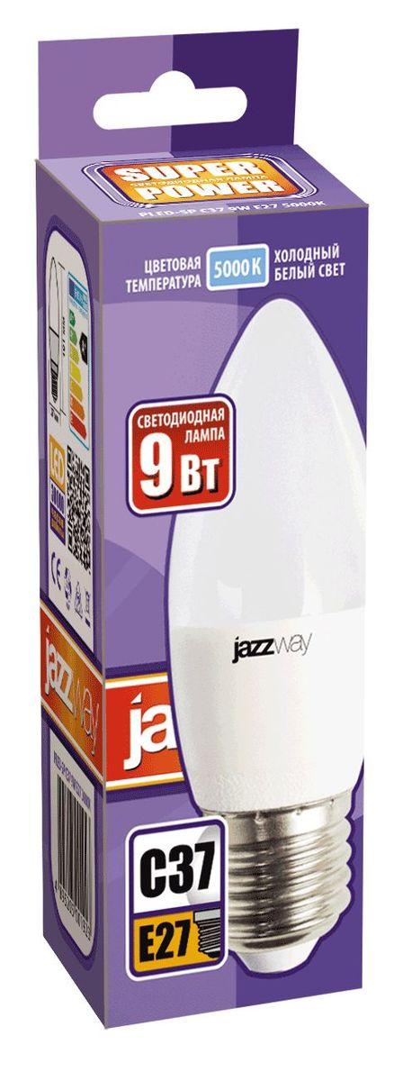 лампа светодиодная jazzway e27 9w 5000k матовая 5001954a