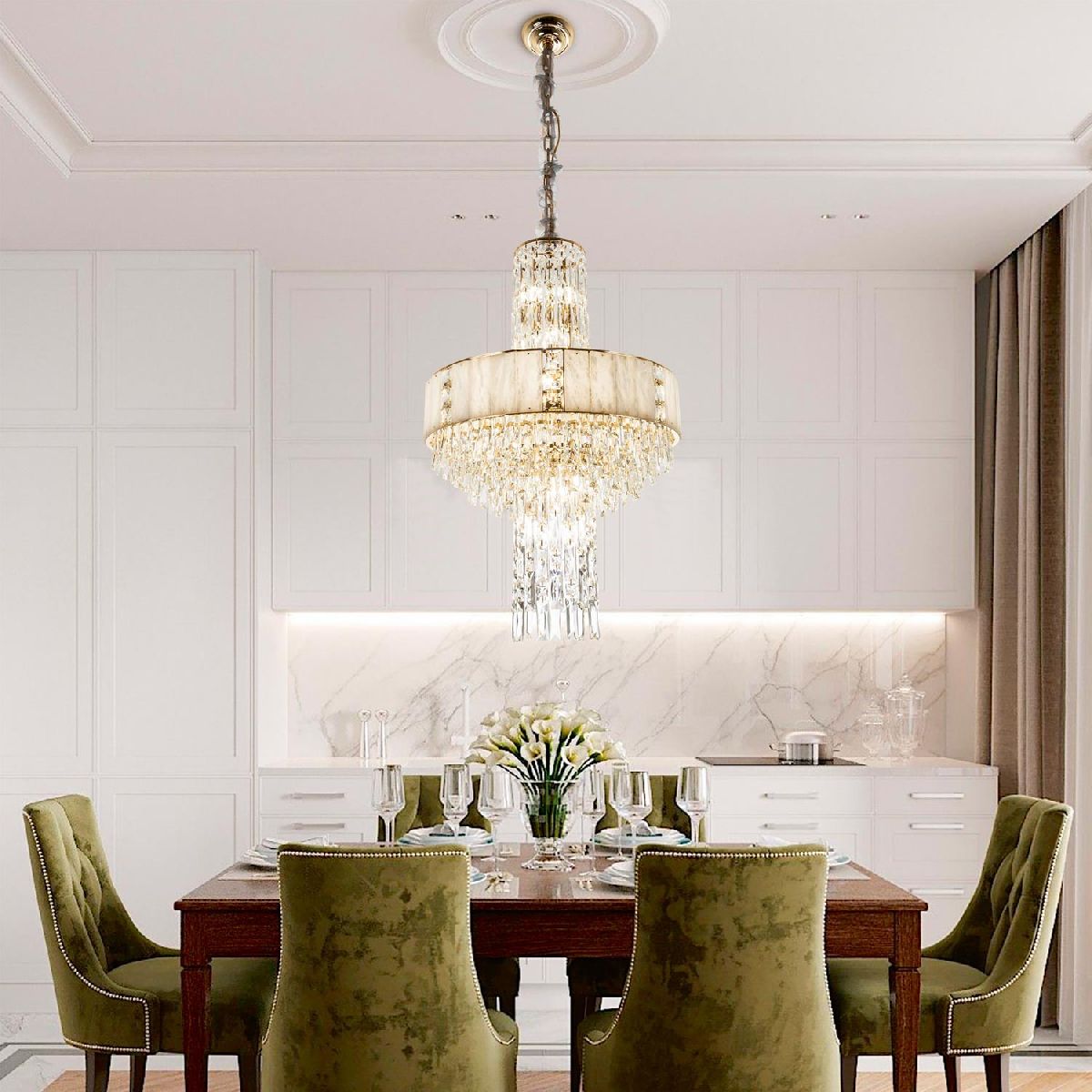 каскадная люстра modelux ml.6990.20p