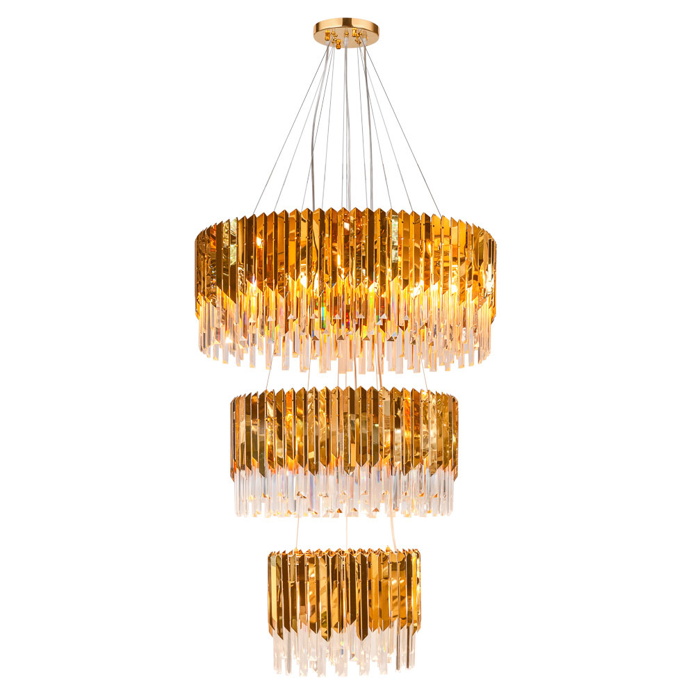 каскадная люстра am group roberto cavalli l800-600-400