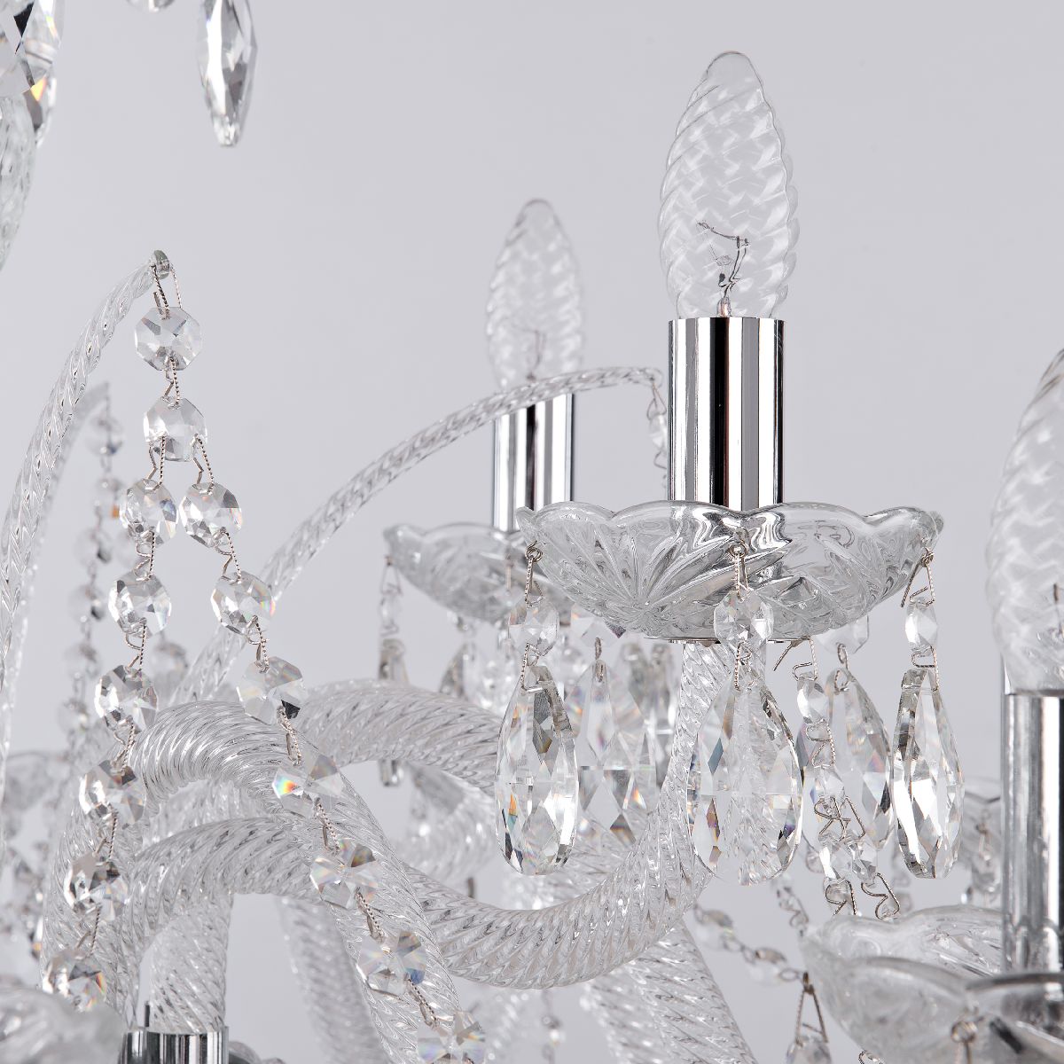 подвесная люстра bohemia ivele crystal 105/10+5/300 ni