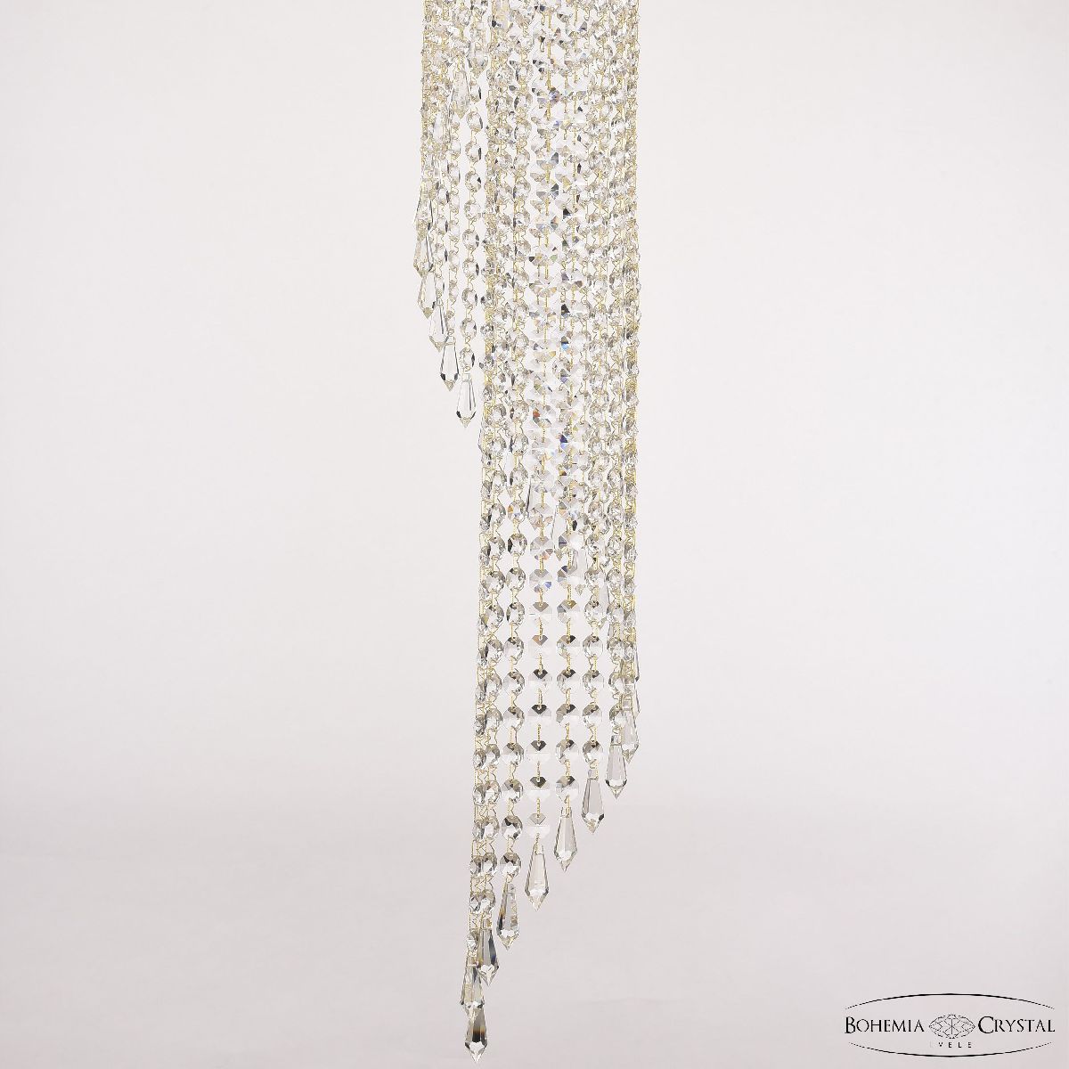 каскадная люстра bohemia ivele crystal 83221/80iv-250 ni