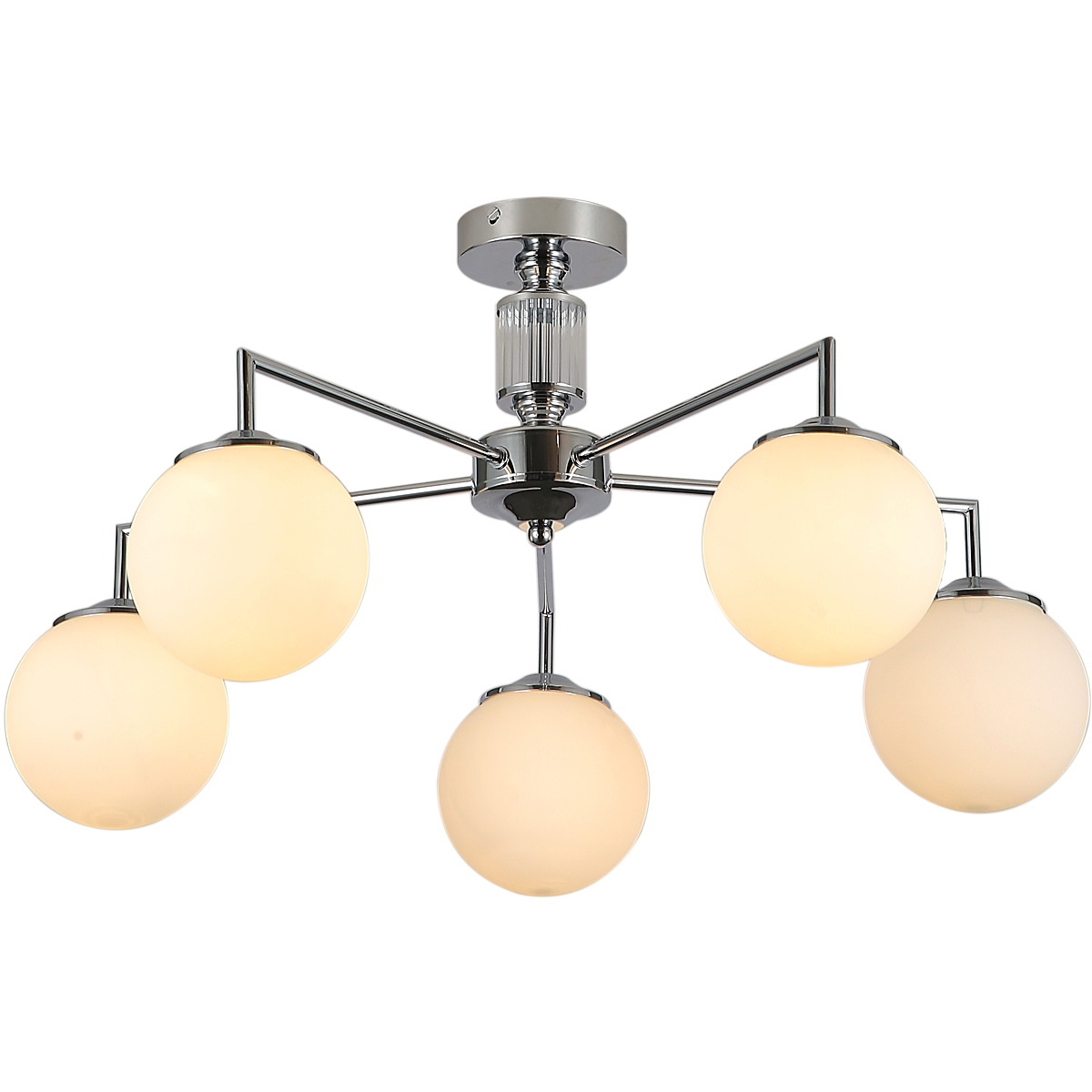 люстра на штанге illumico il0064-5c-79 cr