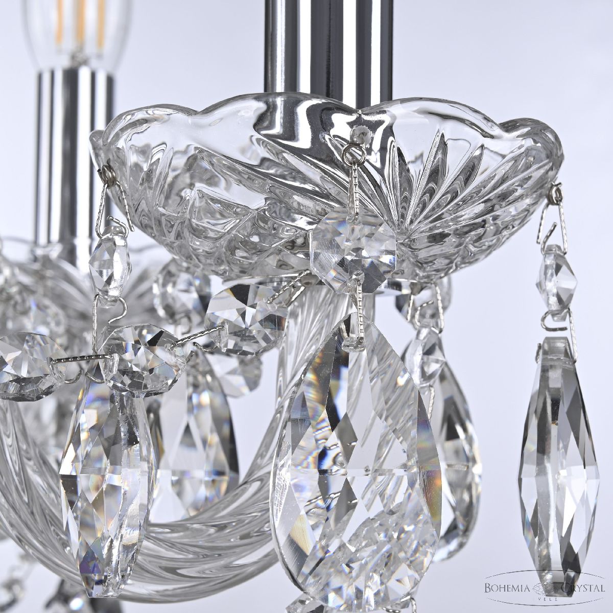подвесная люстра bohemia ivele crystal 101/5/141 ni