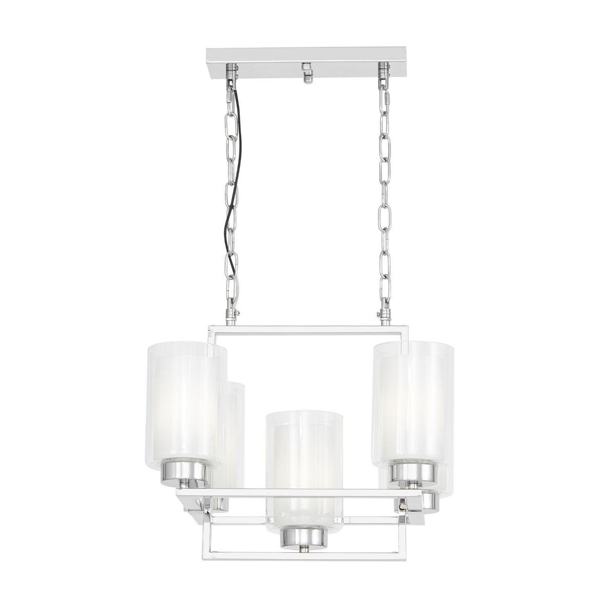 подвесная люстра lumina deco lino ldp 1239-5 chr