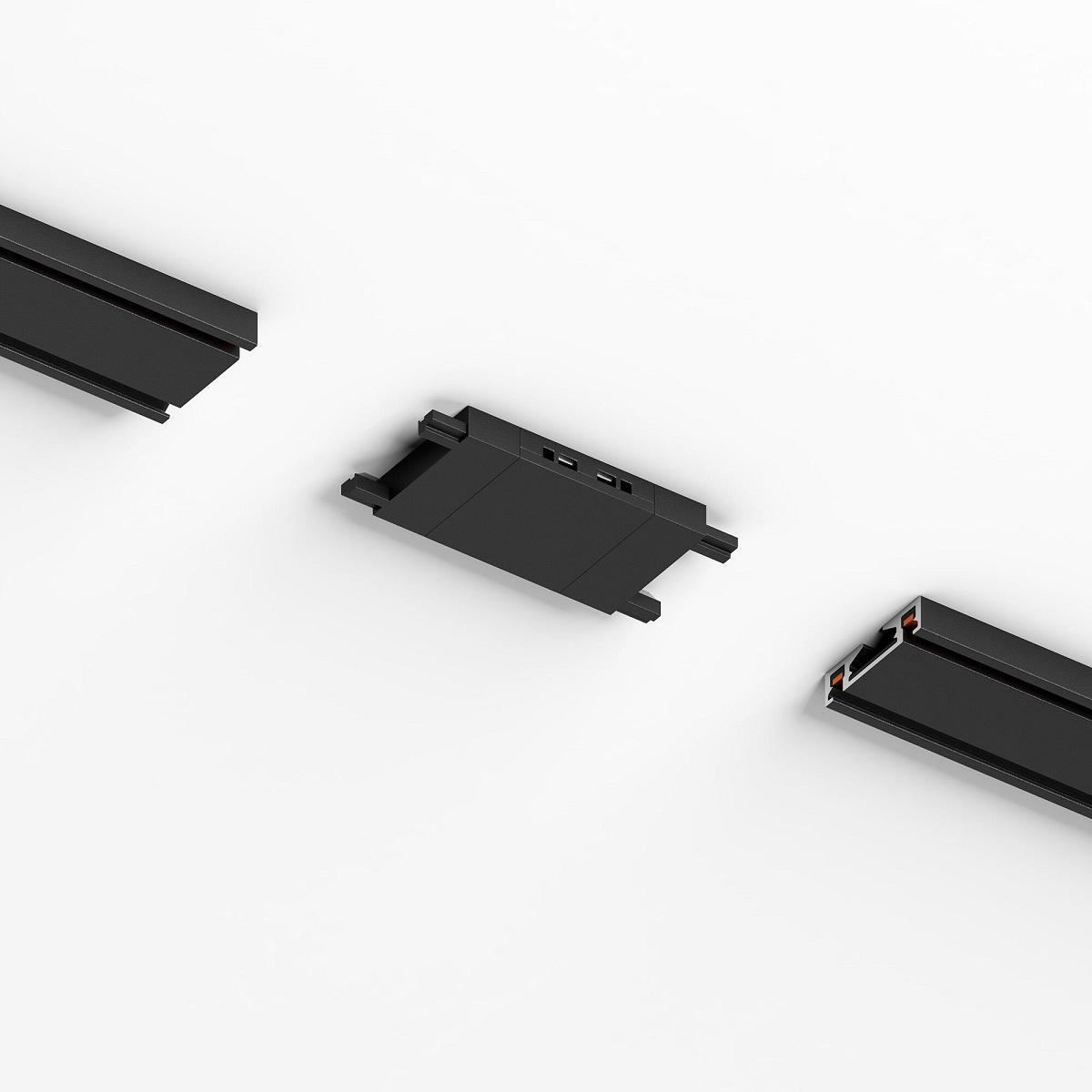 коннектор для 4-стороннего соединителя накладного шинопровода elektrostandard flat magnetic 85004/00 черный a063739