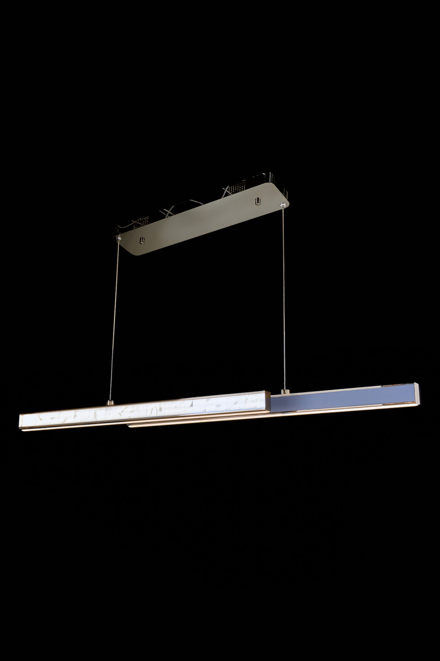 подвесная люстра christine le7702/1200l black chrome