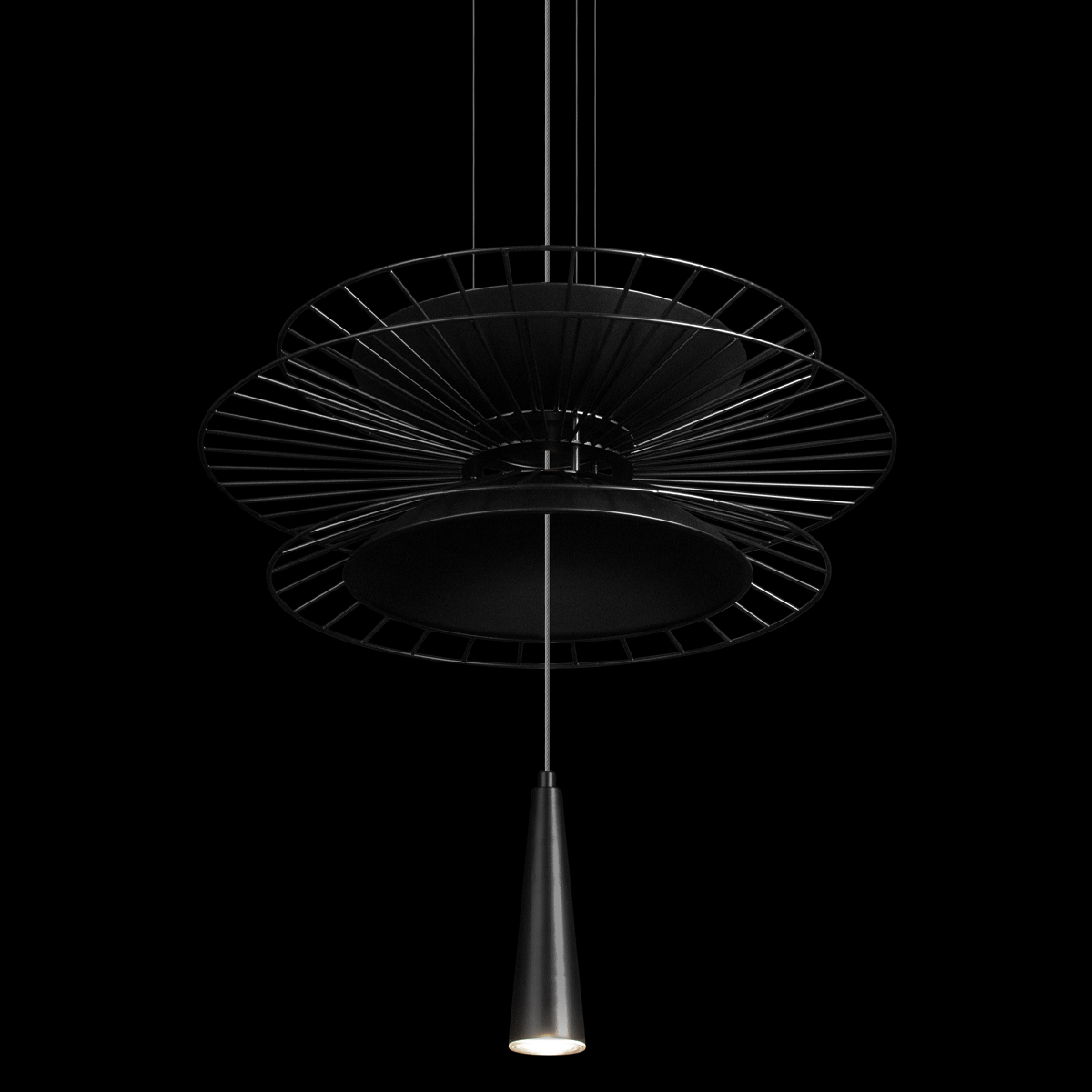 подвесная люстра loft it star 10141b/400 black