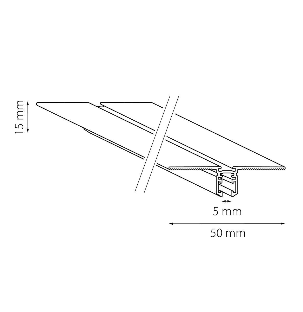 шинопровод встраиваемый lightstar linea 506327