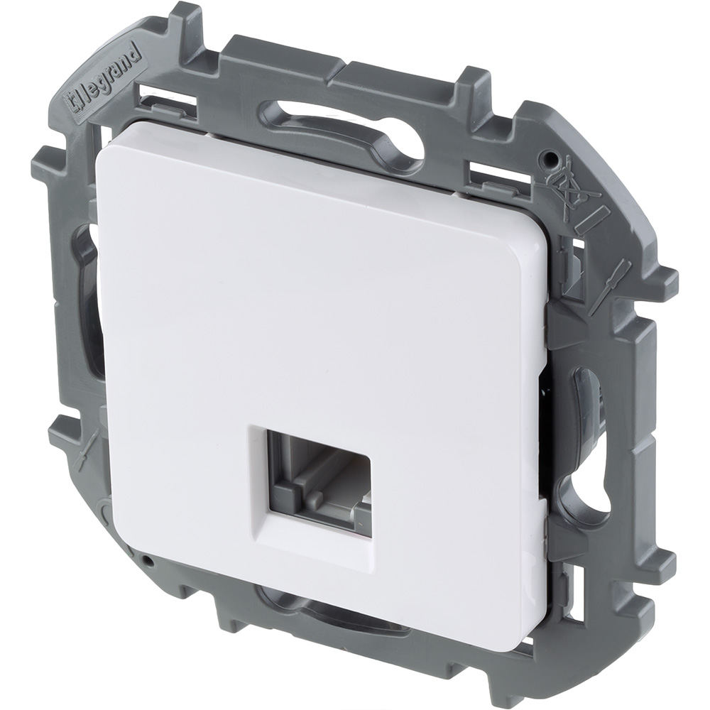 розетка телефонная rj11 legrand inspiria 673820