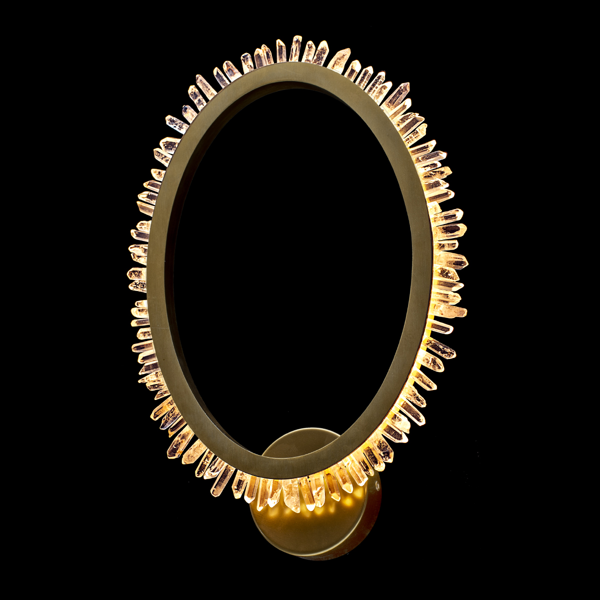 настенный светильник delight collection quartz halo mb20020154-1a satin gold