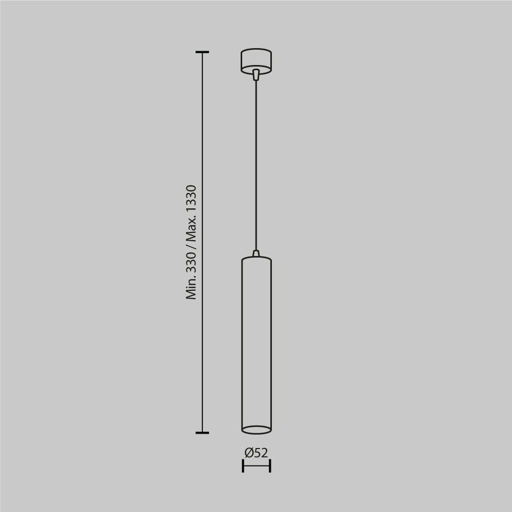 подвесной светильник maytoni focus led p072pl-l12w4k-1