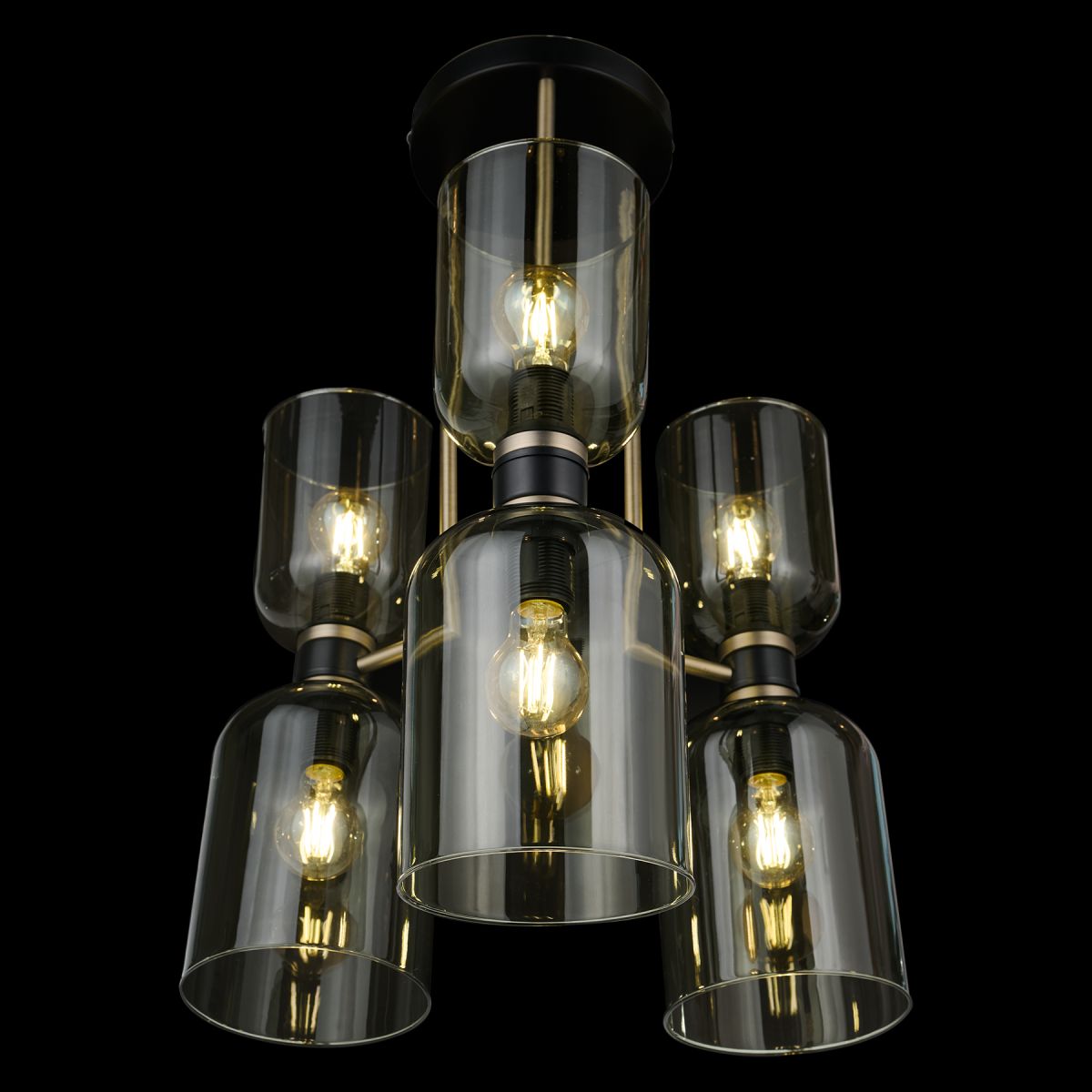 потолочная люстра 33 идеи chn901.03.amb17.abl-m67gc