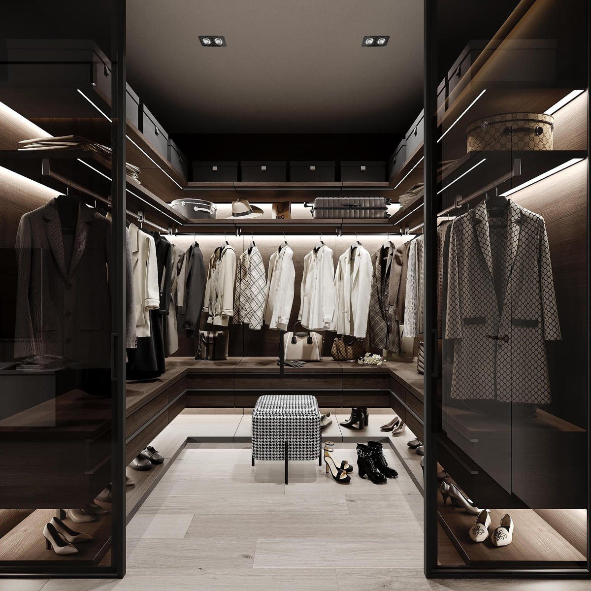 встраиваемый светильник loft it trick 10342/2 black