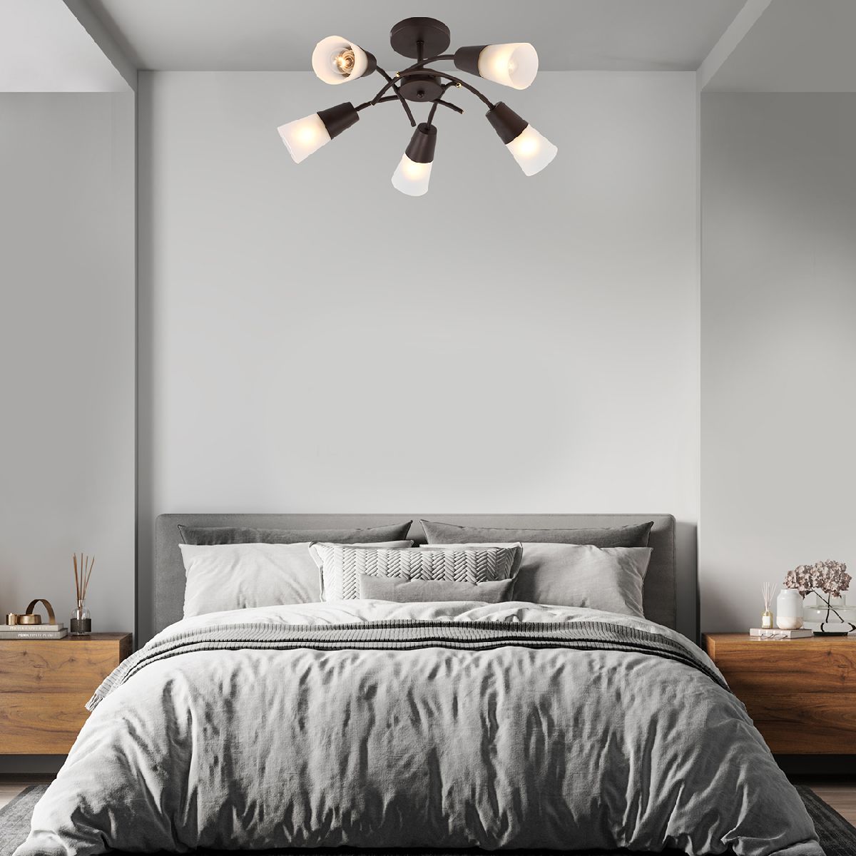 люстра на штанге escada calla 1109/5p wenge