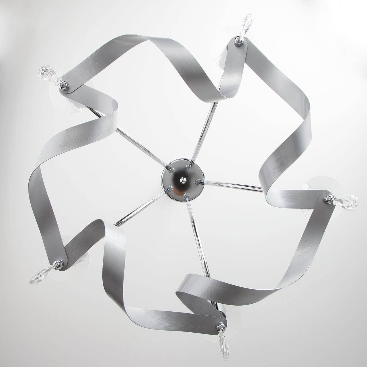 подвесная люстра eurosvet adelia 60064/5 хром