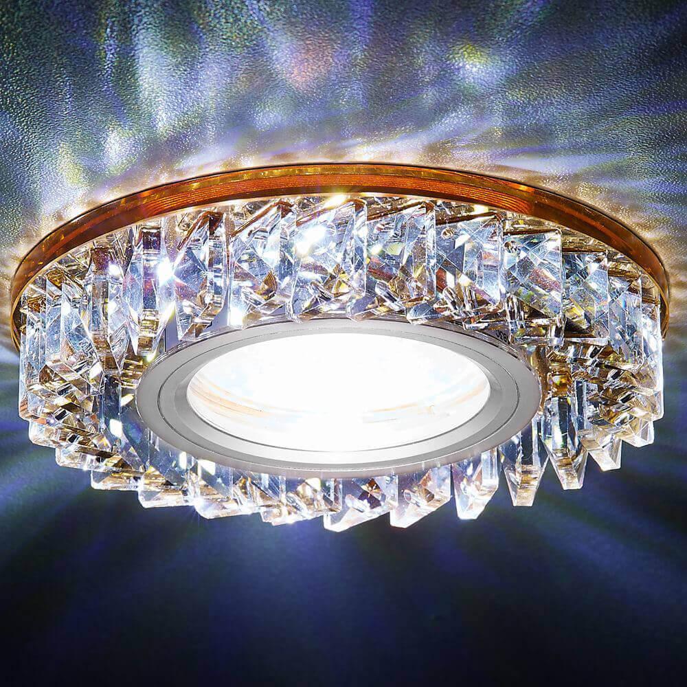 встраиваемый светодиодный светильник ambrella light led s255 bk