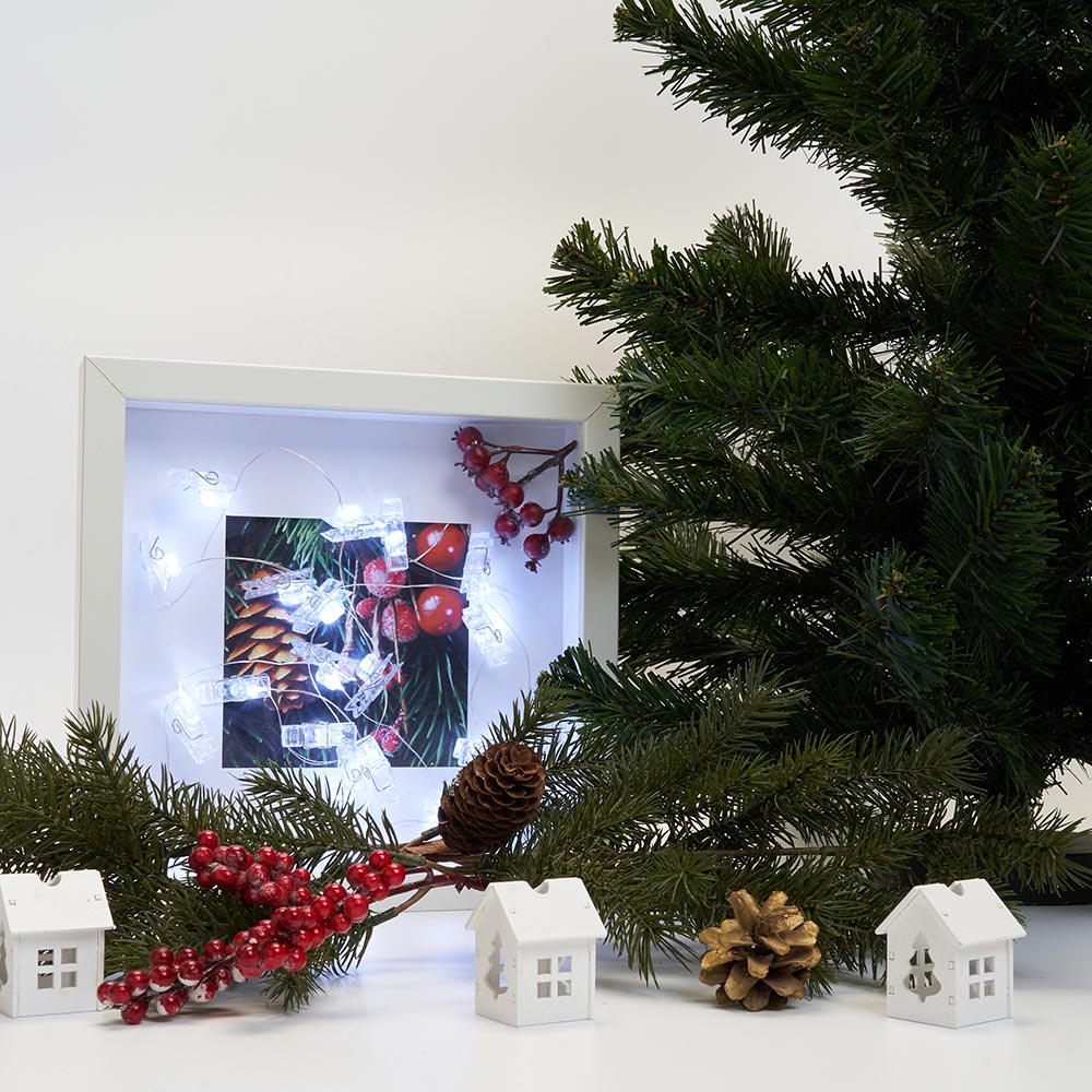 светодиодная гирлянда feron прищепки usb белый без мерцания cl574 41653