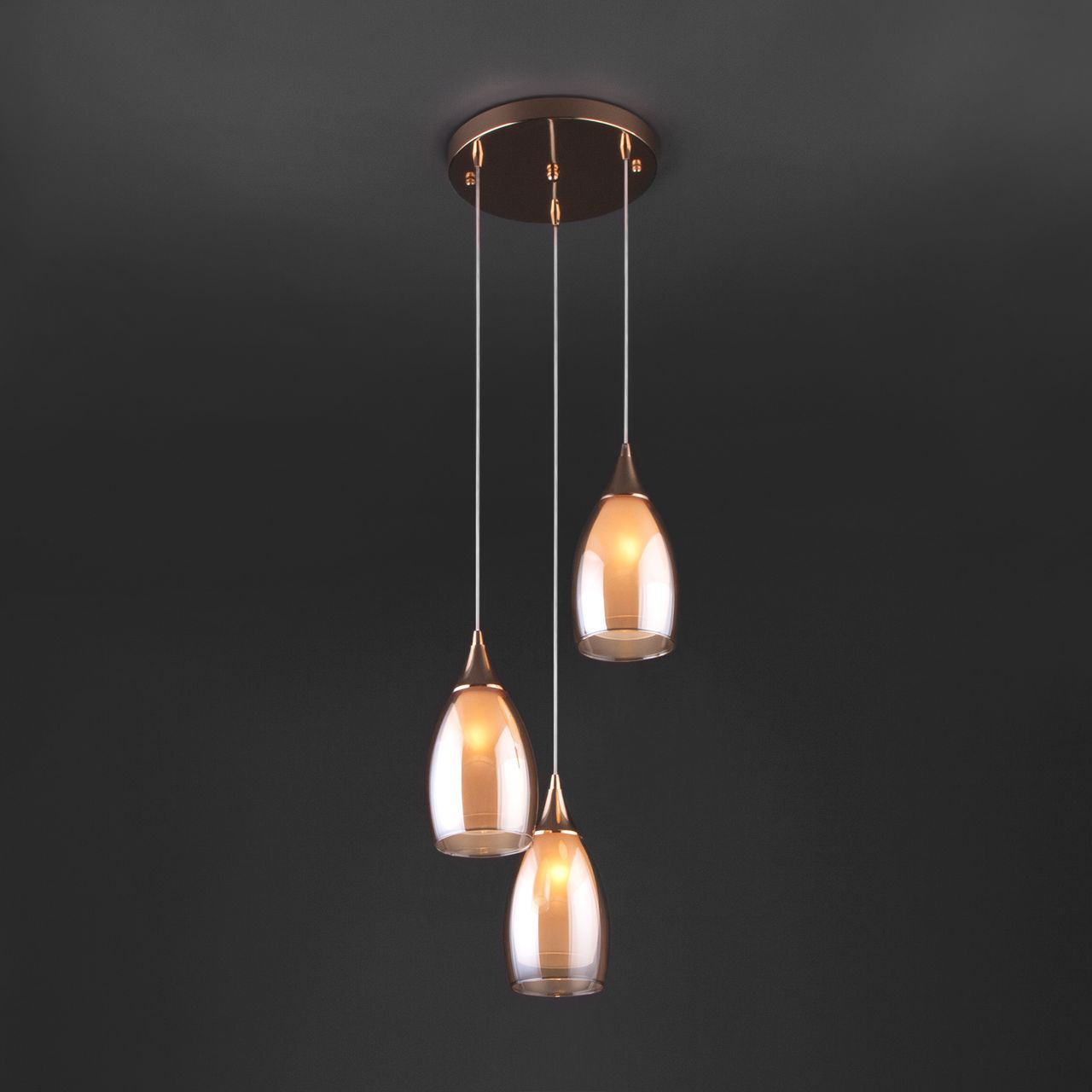 подвесная люстра eurosvet cosmic 50085/3 золото