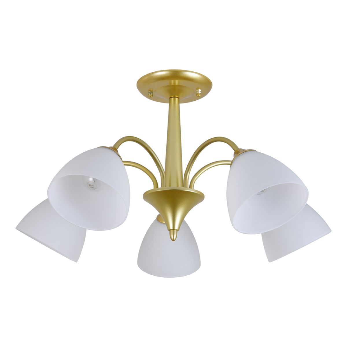 люстра на штанге escada ilex 150003/5r gold es0000033