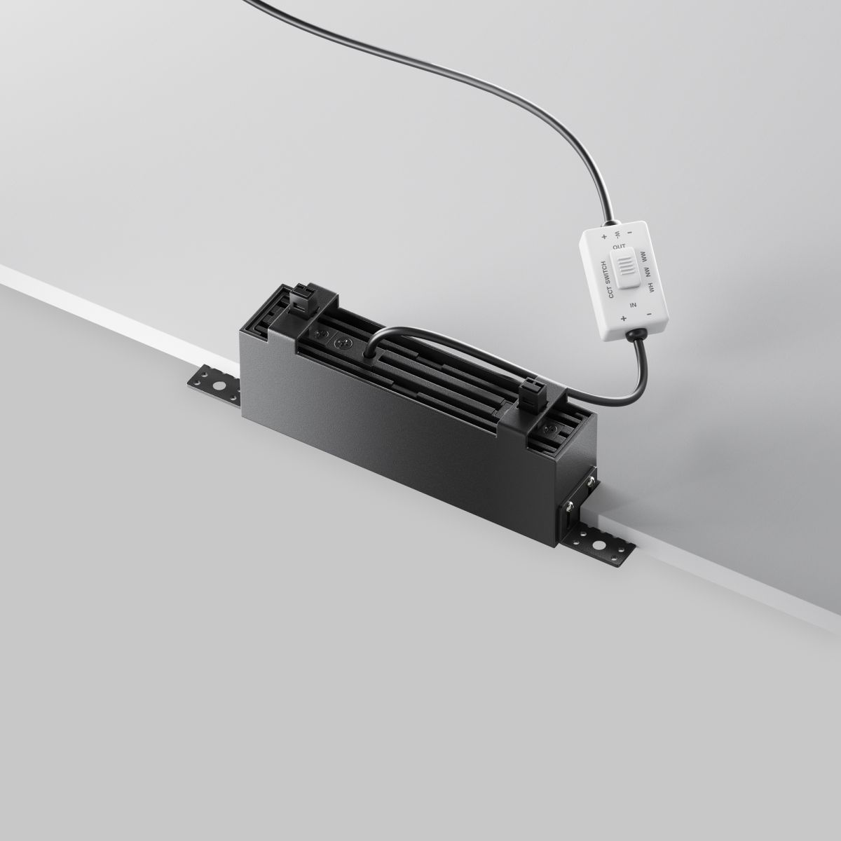встраиваемый светильник maytoni points dl065-12w3-6k-trs-b