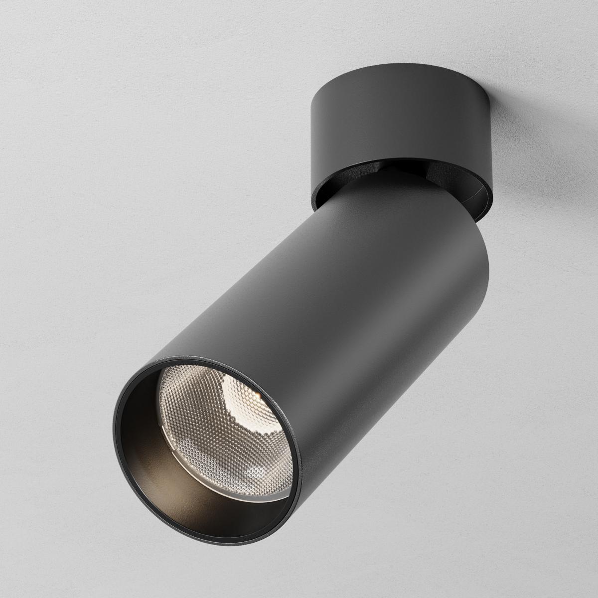 спот maytoni technical focus led c055cl-l12w3k-ss-b