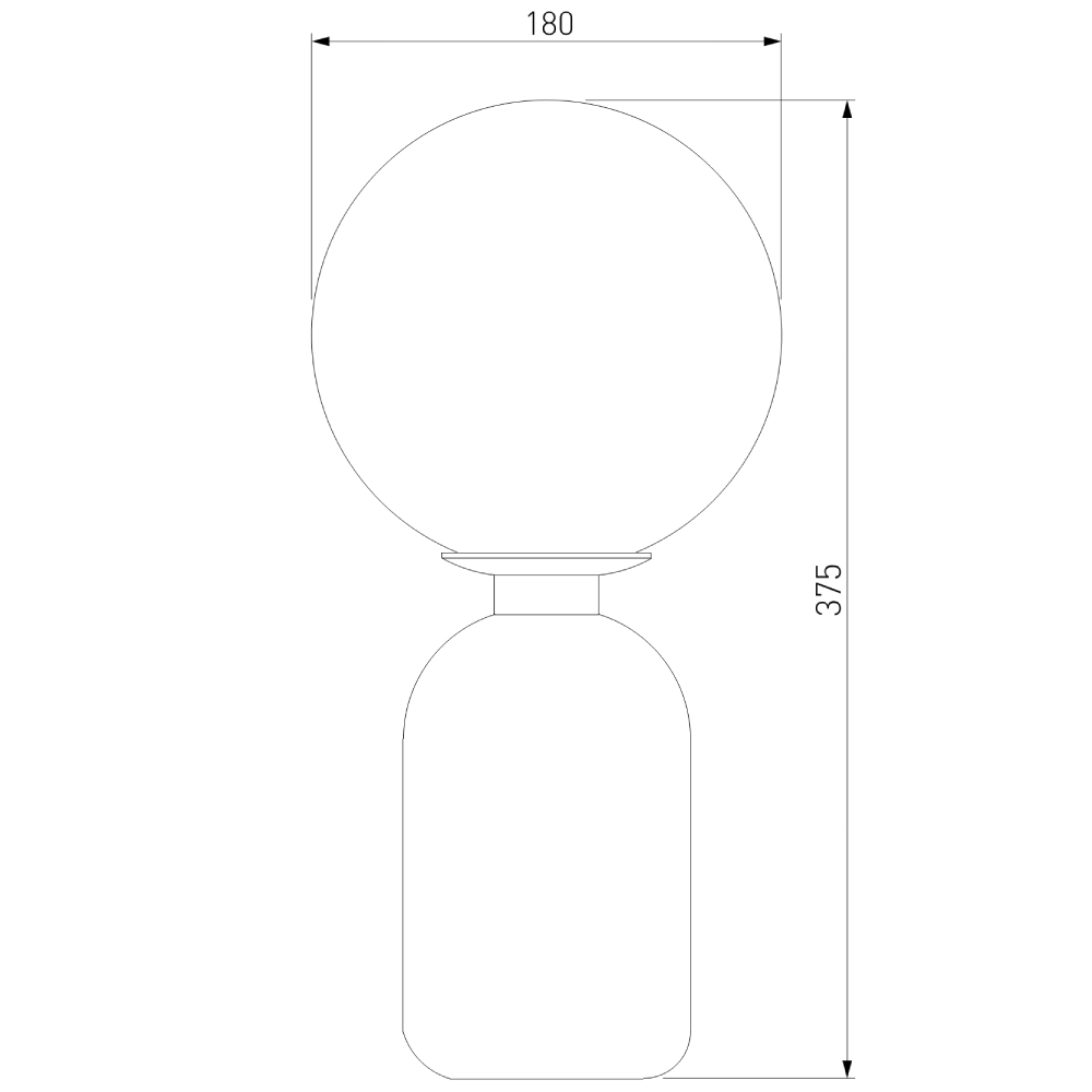 настольная лампа eurosvet bubble 01197/1 латунь a060938