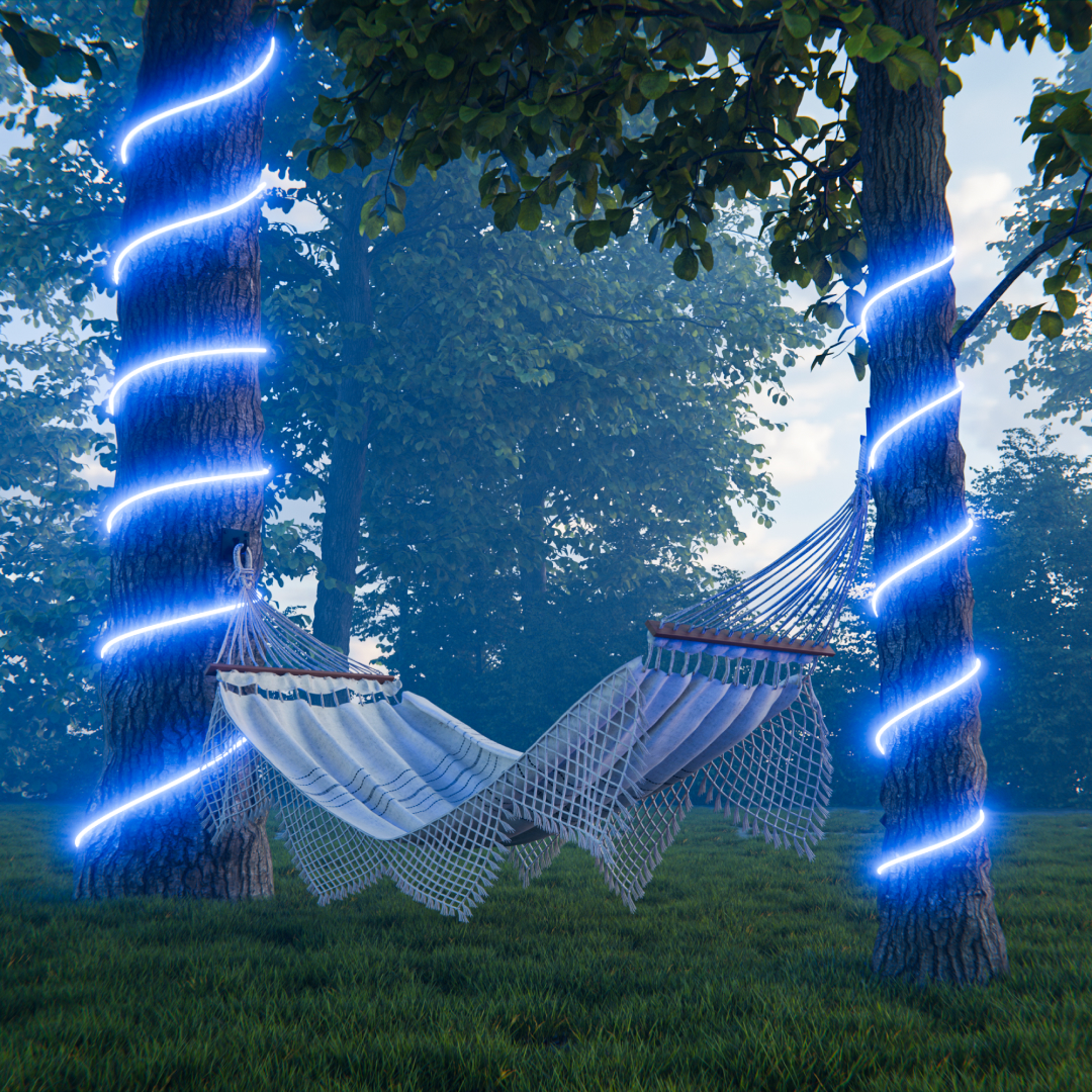 комплект светодиодного неона apeyron 220в, 6вт/м, синий, smd 2835, 144д/м 10м, ip65, с аксессуарами (сетевой шнур, заглушка, крепеж - 10шт) 10-117