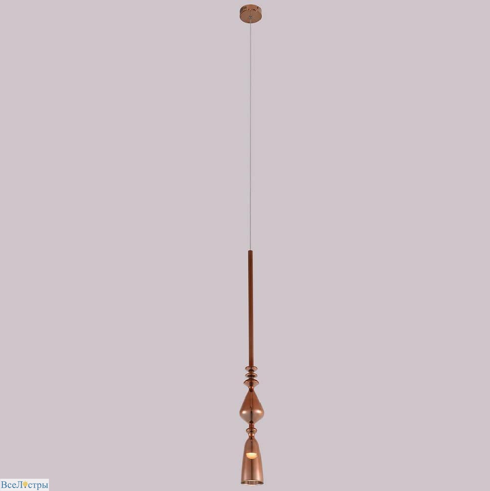 подвесной светодиодный светильник crystal lux lux sp1 b copper