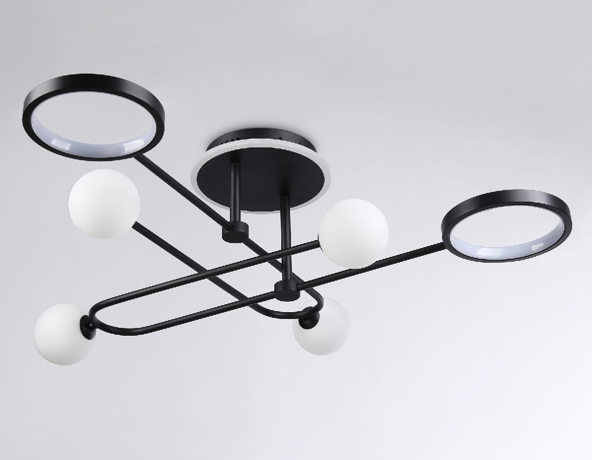 потолочная люстра ambrella light comfort linetech fl66232