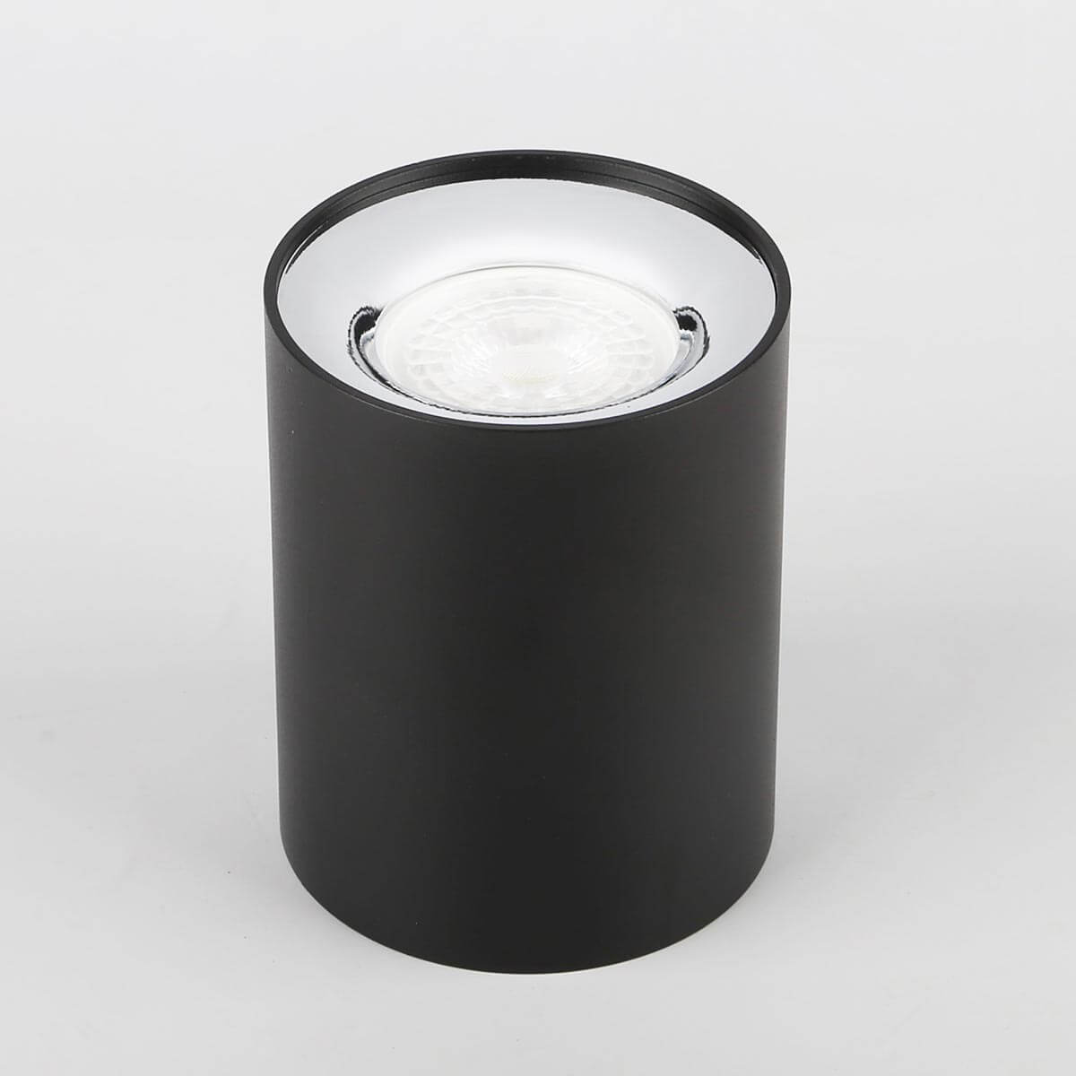 накладной светильник эра ol1 gu10 bk/ch б0041502