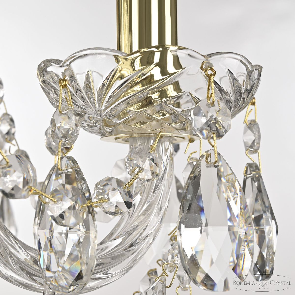 подвесная люстра bohemia ivele crystal 105/5/141 g
