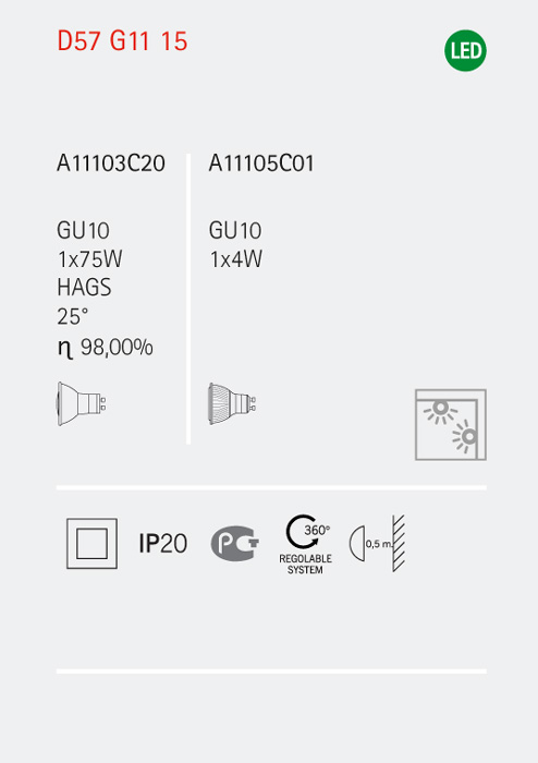 настенный/потолочный светильник d57g1115 fabbian