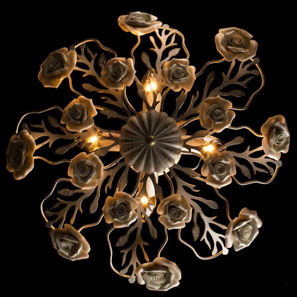 потолочная люстра arte lamp idillio a6356pl-4wg
