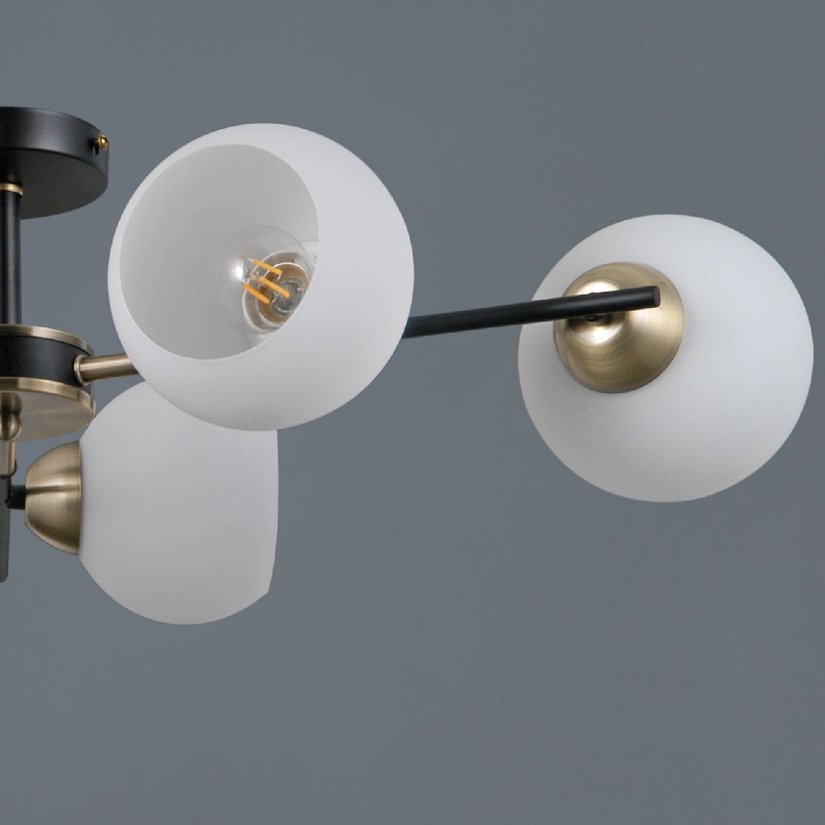 люстра на штанге illumico il0469-6csq-24 bk ab libra