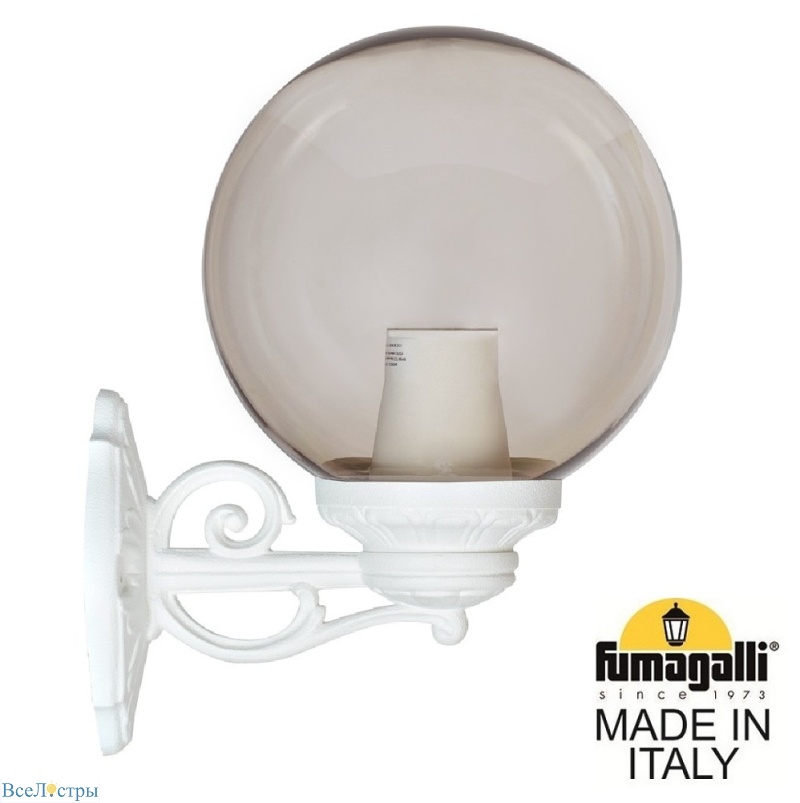уличный настенный светильник fumagalli globe g30.131.000.wzf1r