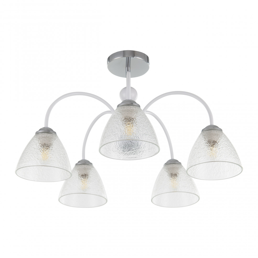 люстра на штанге arte milano napoli 321410/5 cr+wh